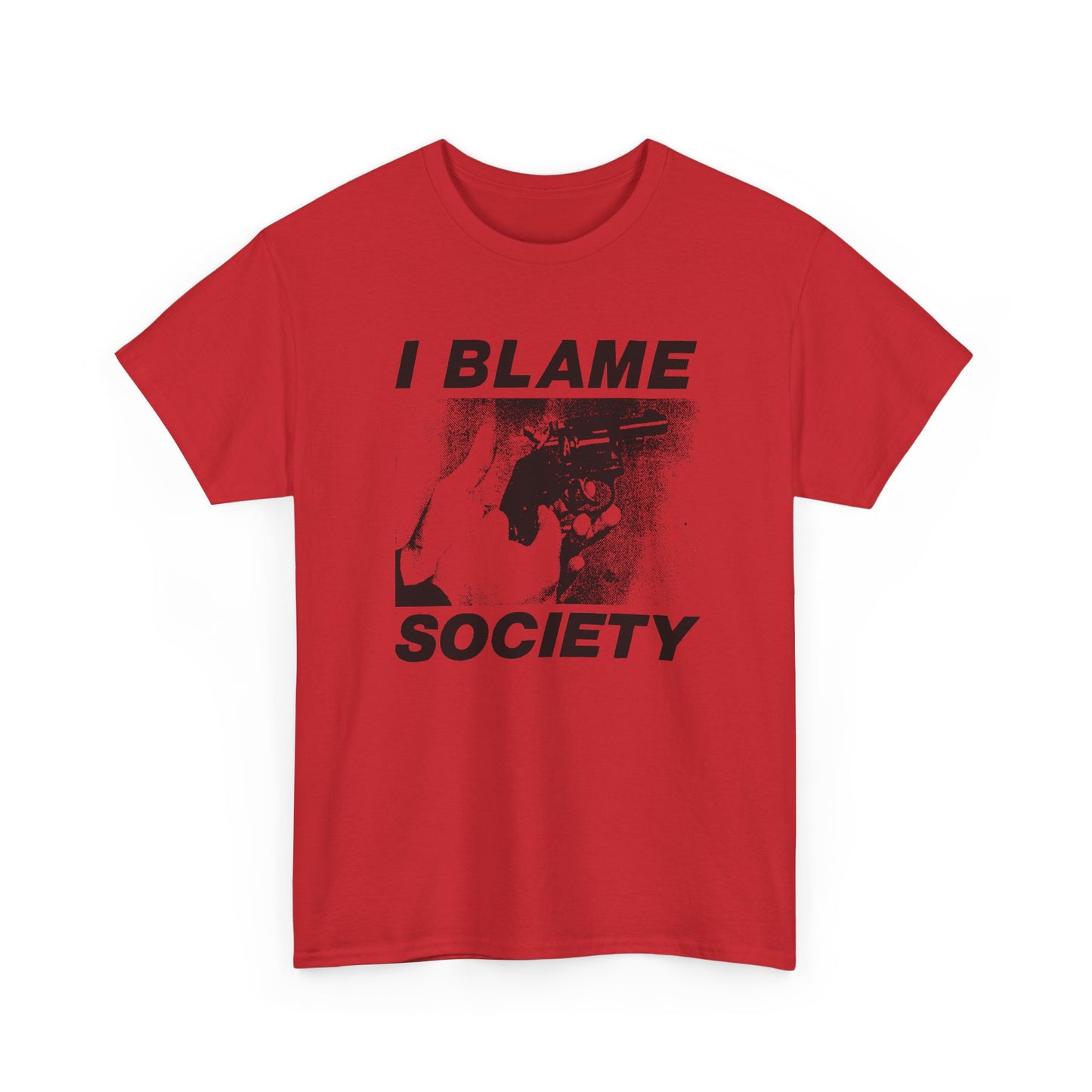 the totally f**cked up i blame society custom reproduction tshirt