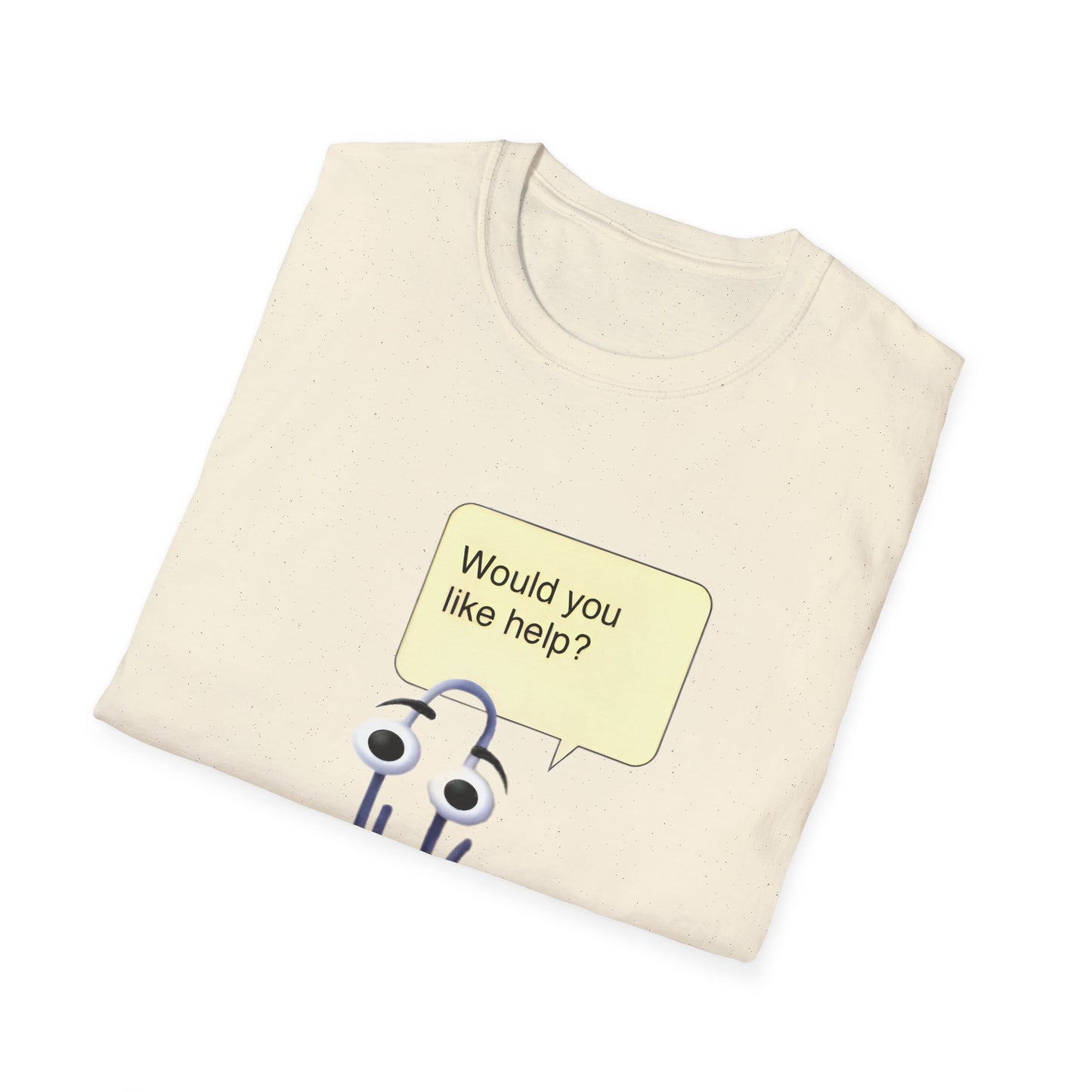 clippy tshirt "would you like help?" tshirt