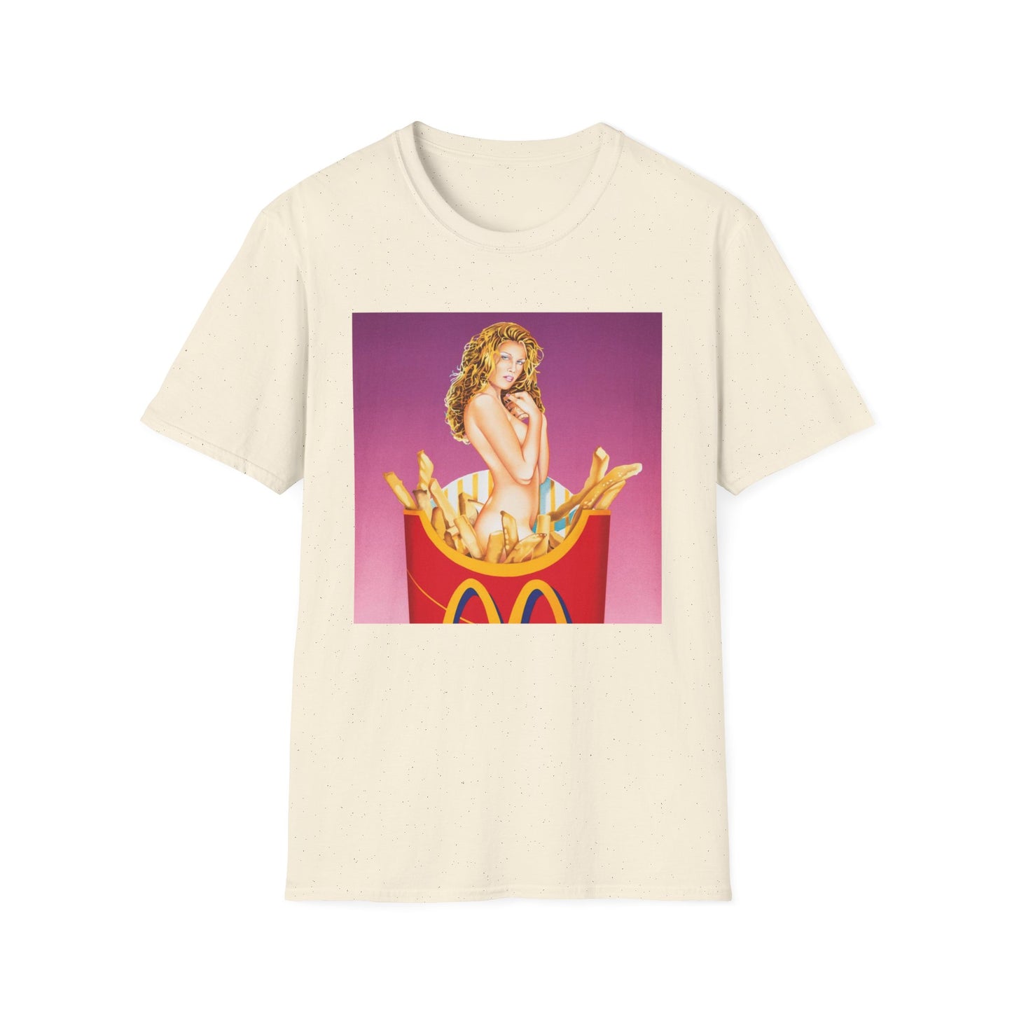 early 2000s fräulein french fries lithograph by mel ramos tshirt