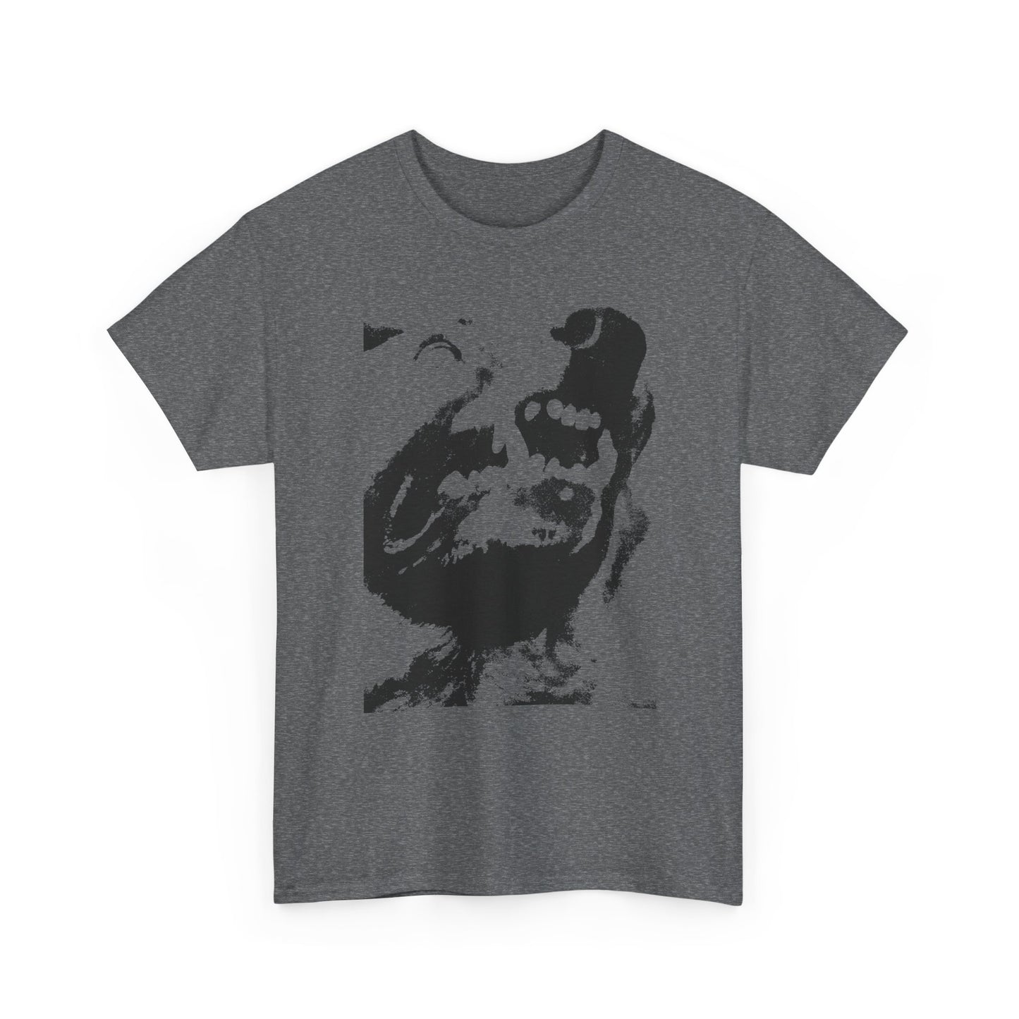 angry dog snarling tshirt