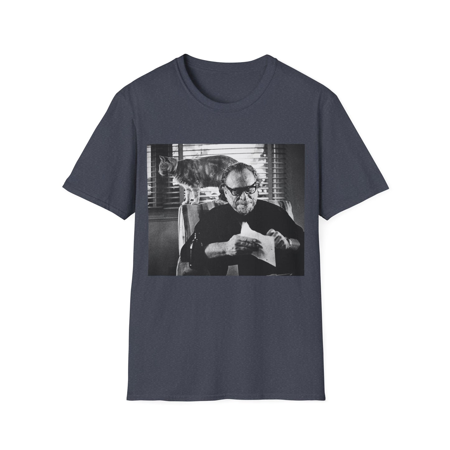 bukowski and butch the cat tshirt