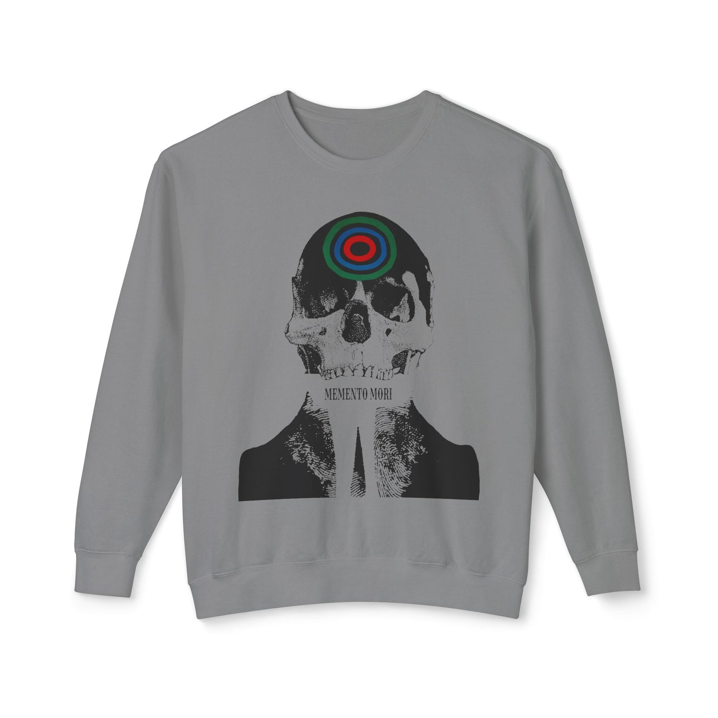 polish movie poster for alfred hitchcock's vertigo with memento mori 100% cotton sweatshirt