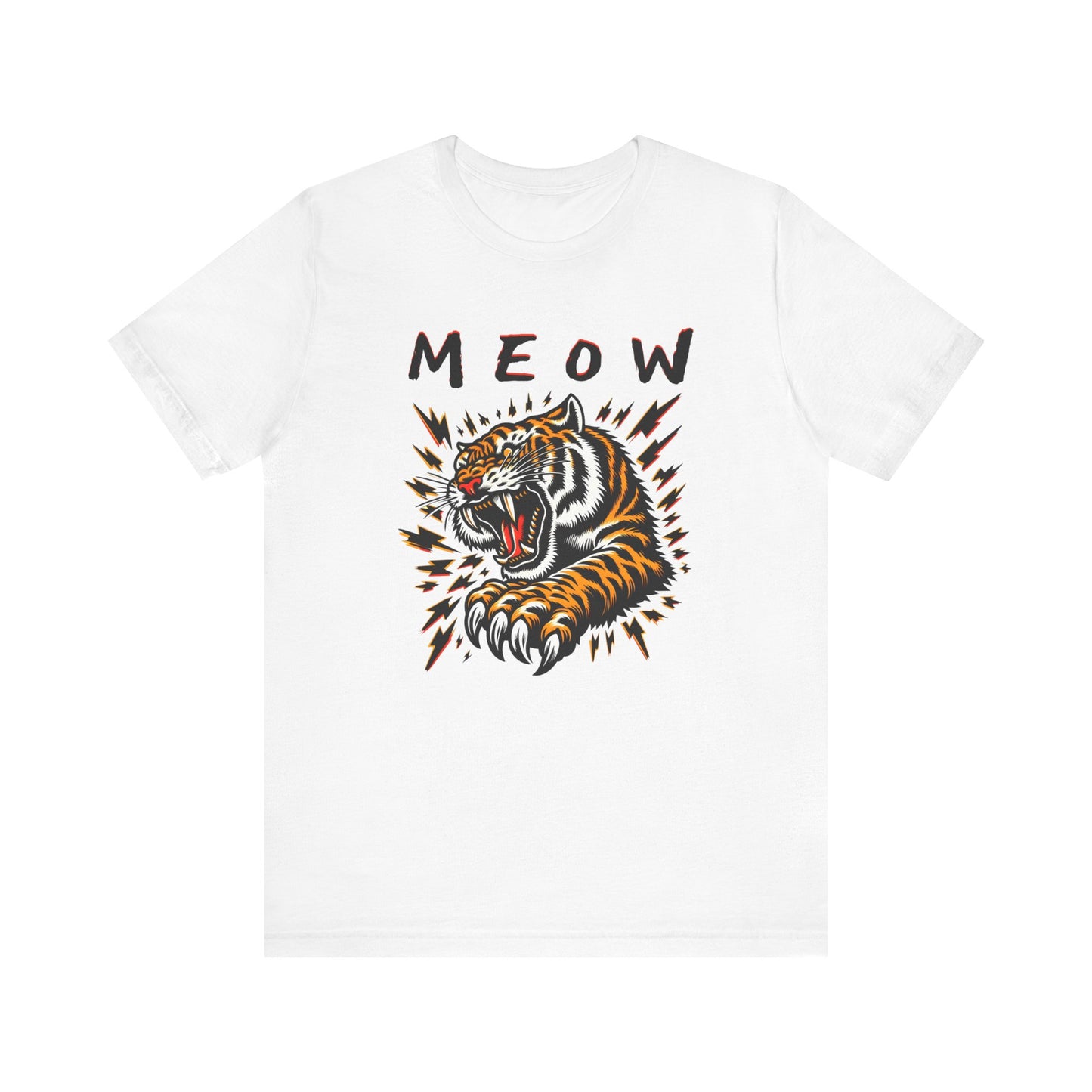 raging tiger meow tshirt