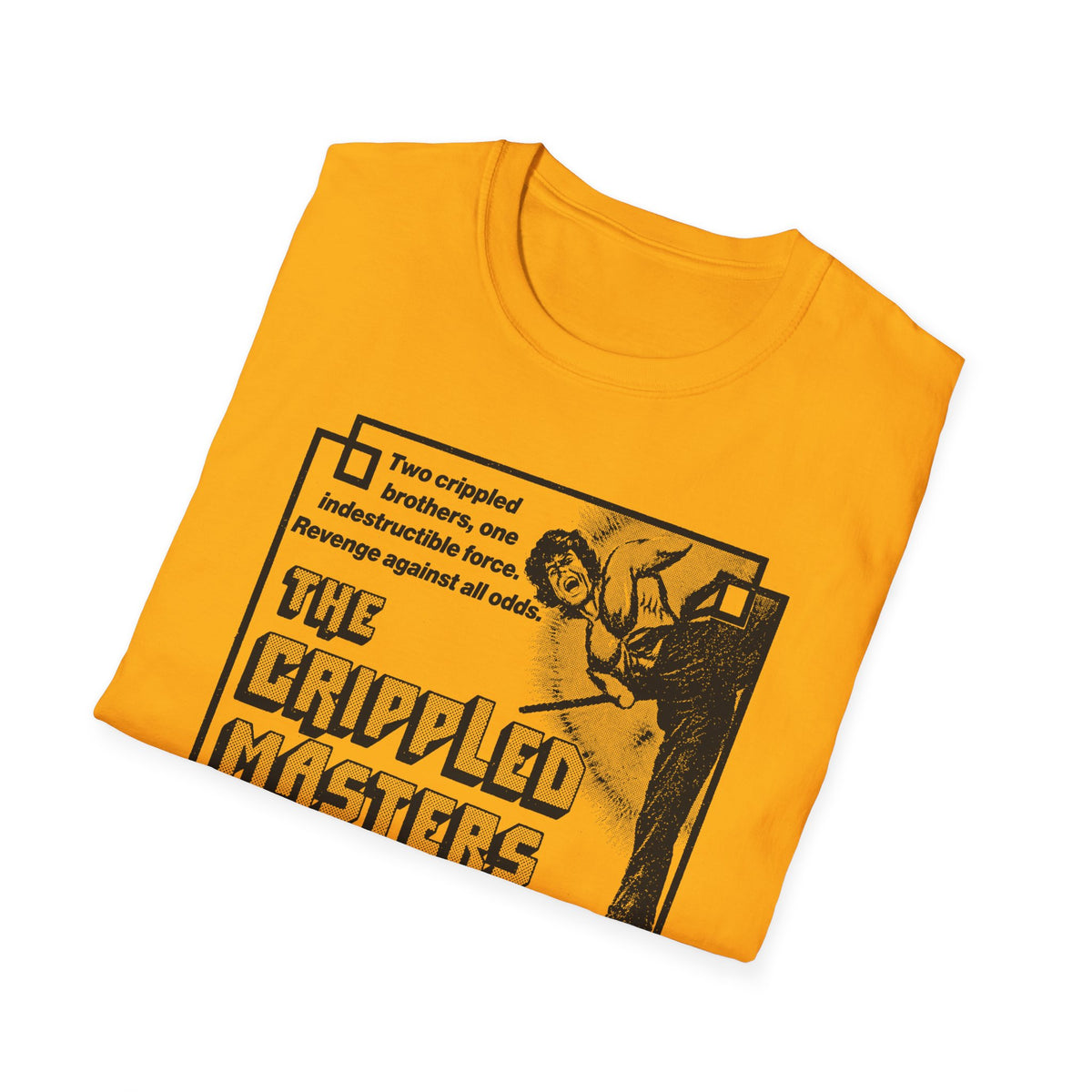 1979 hong kong martial arts film the crippled masters newspaper advertisement tshirt