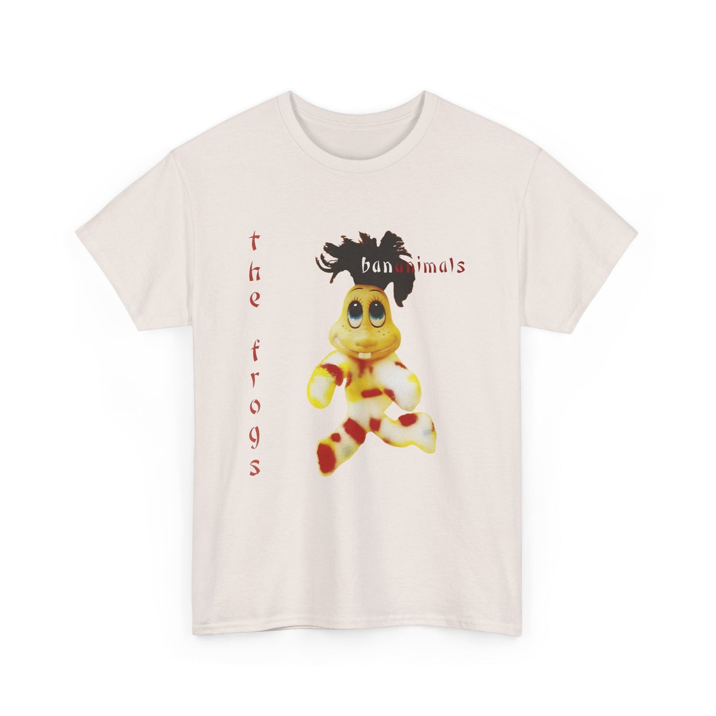 1999 bananimals by the frogs album cover tshirt