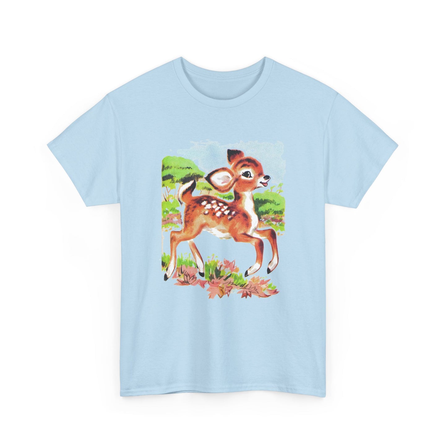another vintage cute baby deer reproduction tshirt