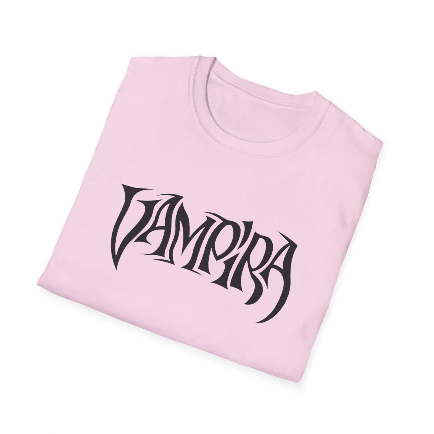 vampira from the vampira show logo tshirt