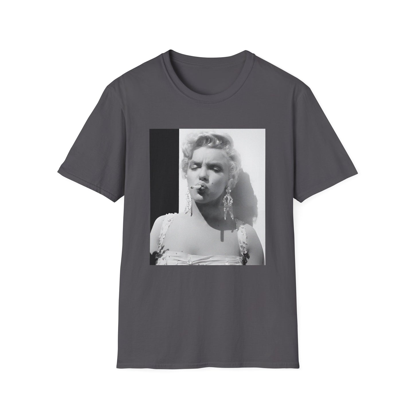 marilyn monroe smoking a cigarette tshirt