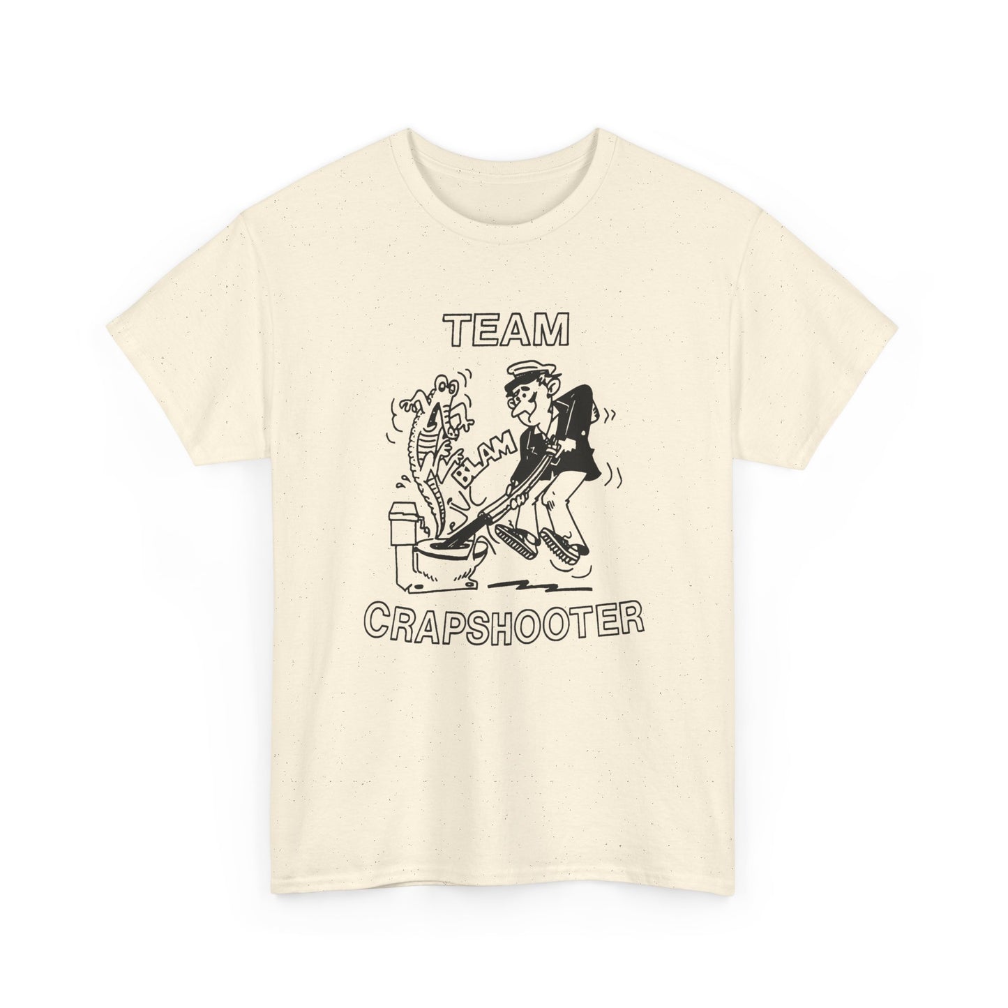 1980s team crapshooter reproduction tshirt