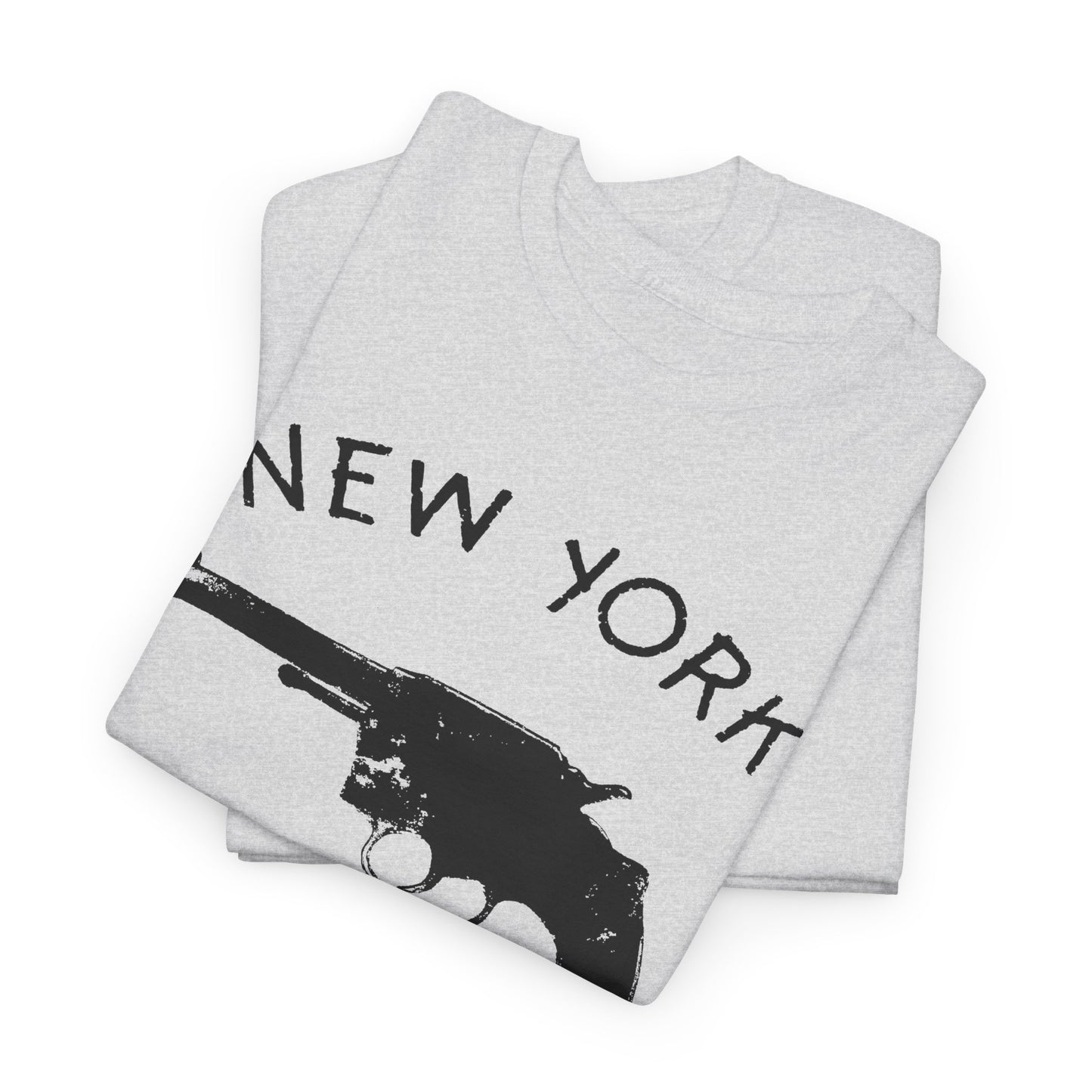 vintage 90s new york it ain't kansas with pistol reproduction tshirt