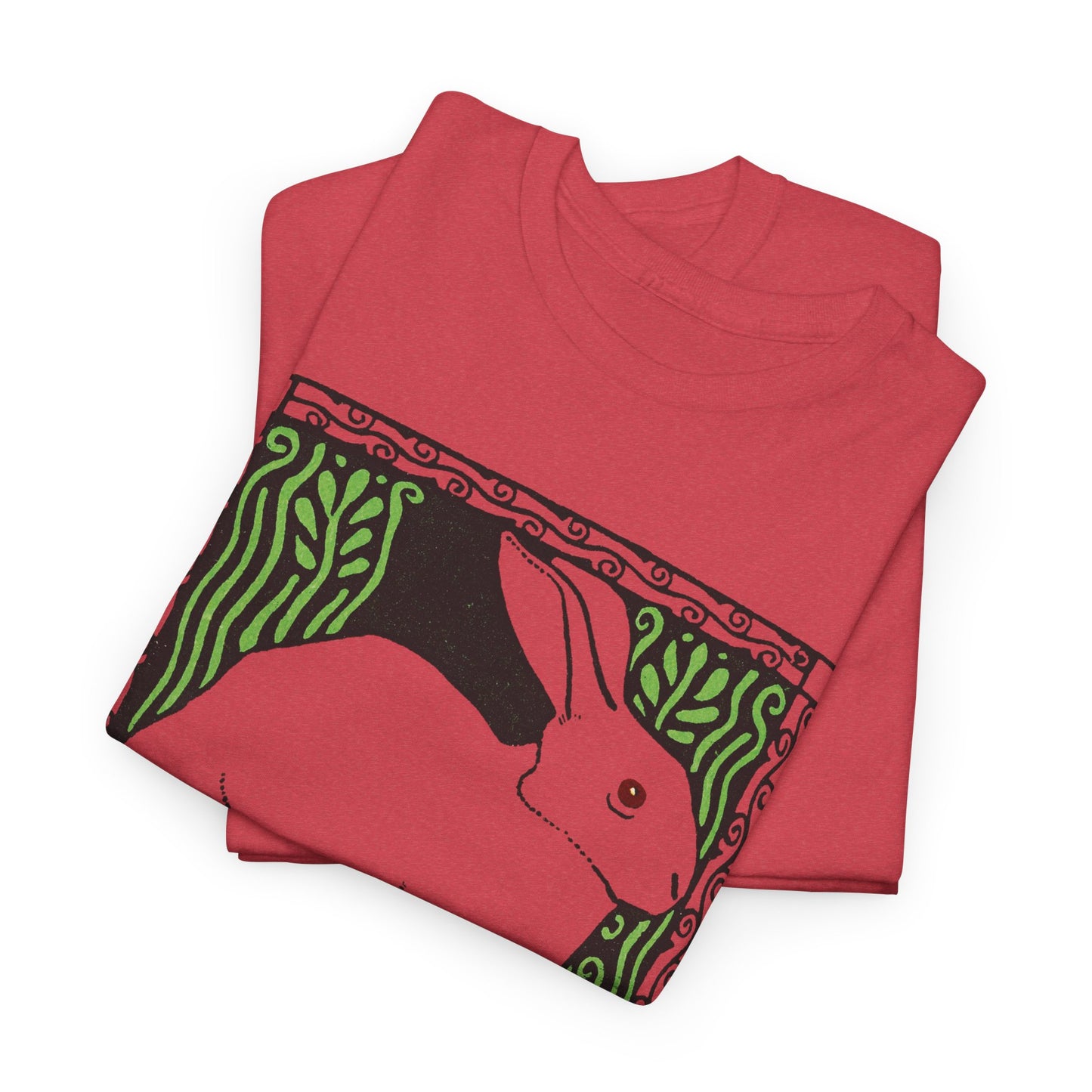 1909 josef von diveky happy easter (frohe ostern) color lithograph bunny reproduction tshirt