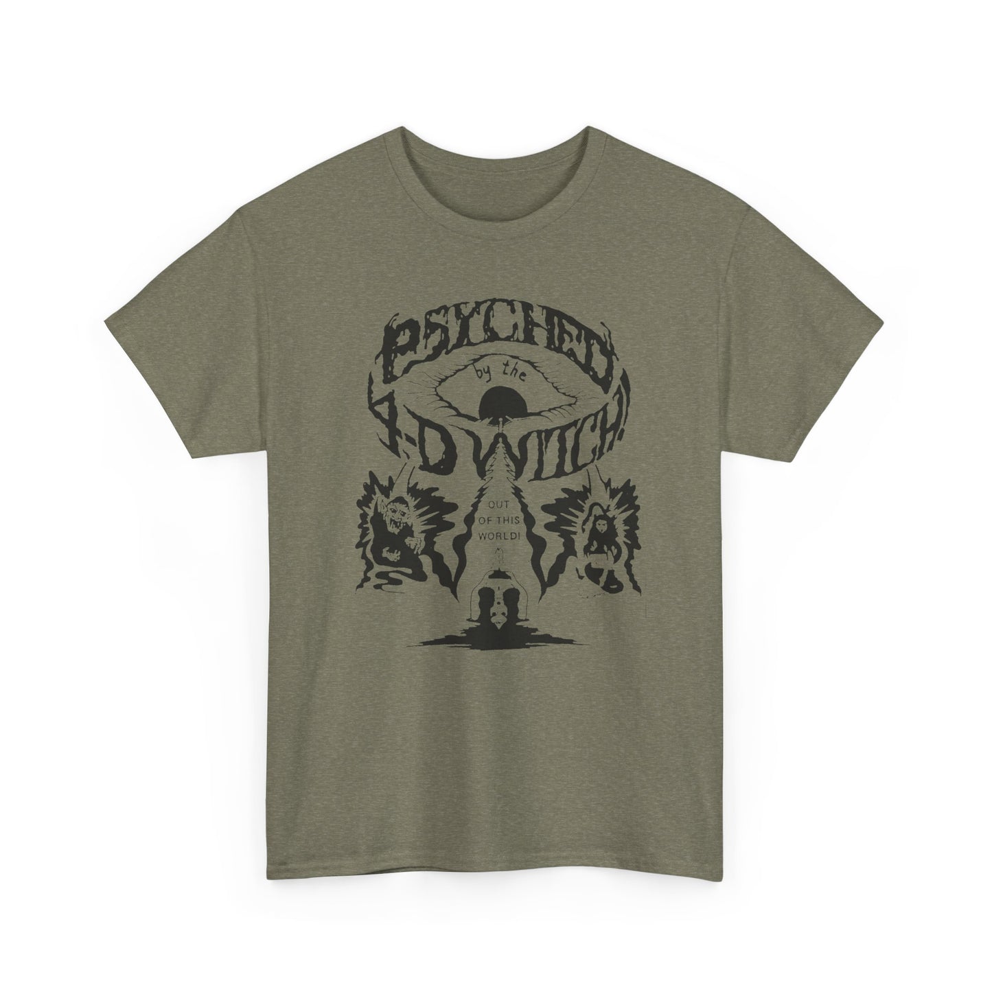 psyched by the 4-D witch 1973 exploitation film tshirt