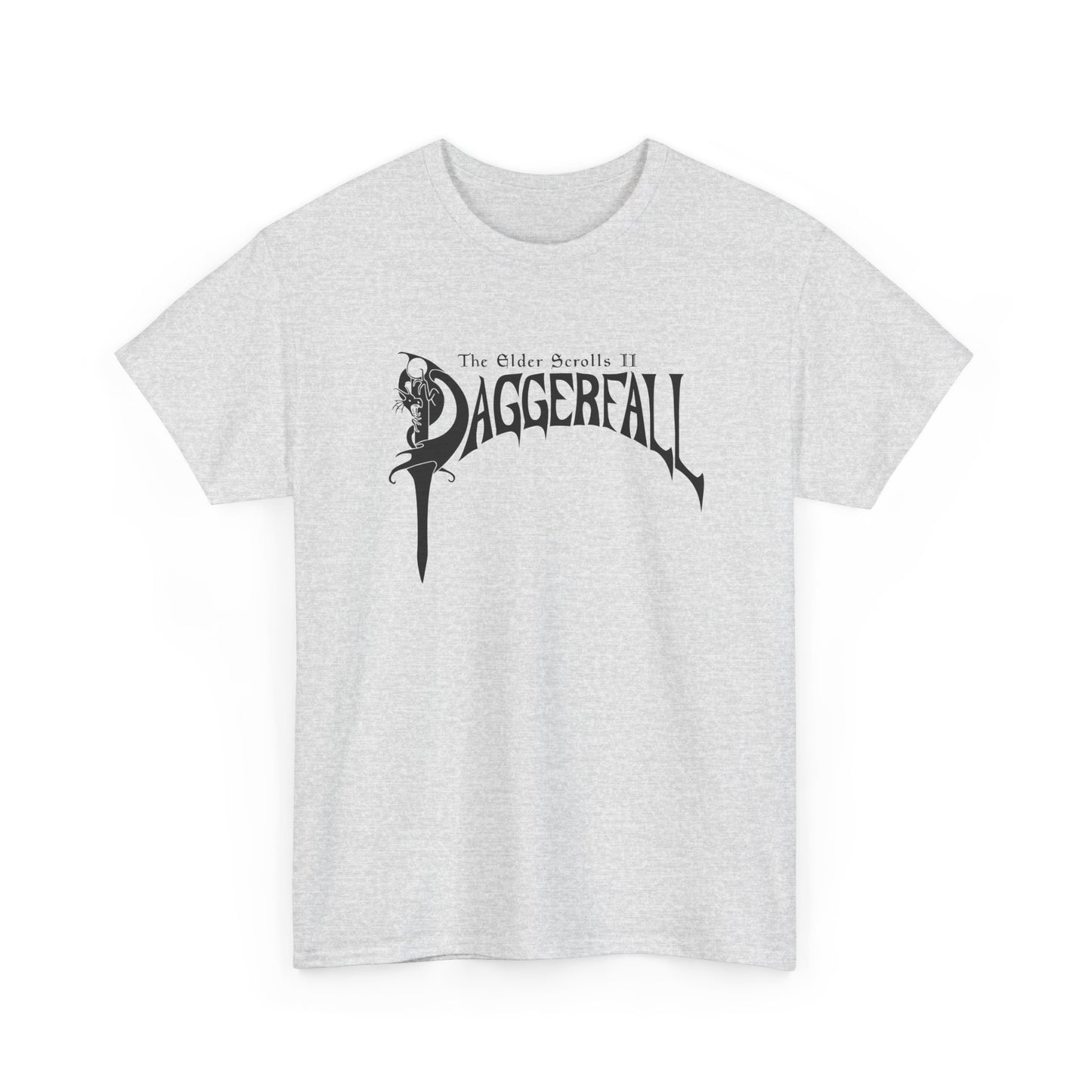 daggerfall the elder scrolls 2 1996 masterpiece video game logo in black tshirt
