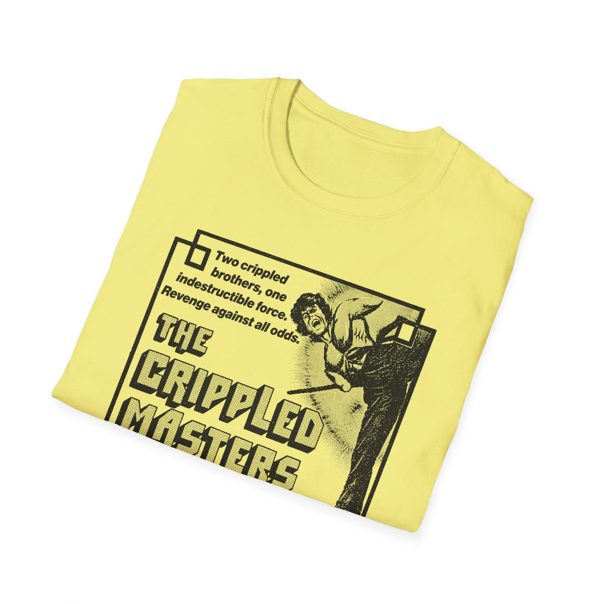 1979 hong kong martial arts film the crippled masters newspaper advertisement tshirt