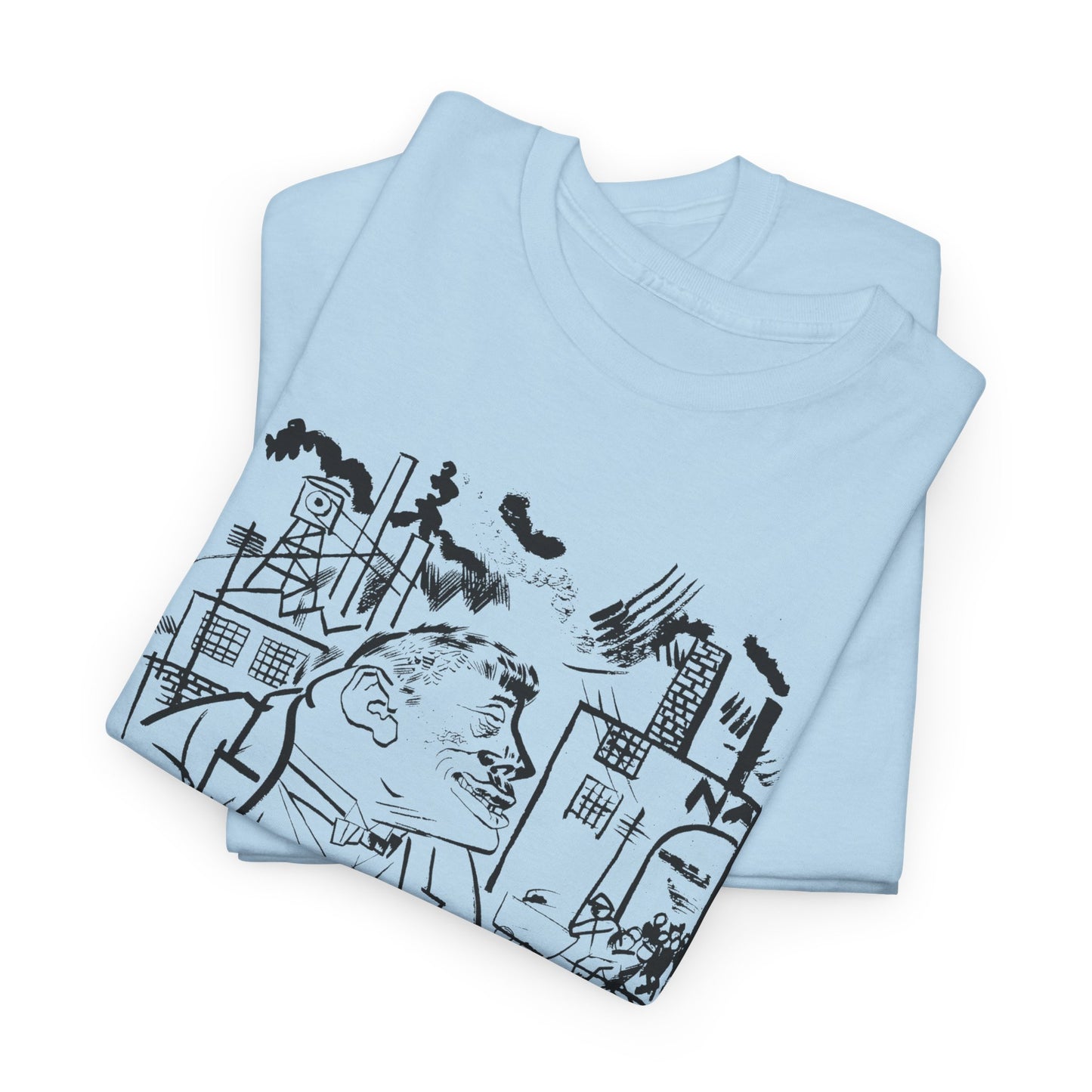 1921 geroge grosz sketch "i shall exterminate everything around me that restricts me from being the master" tshirt