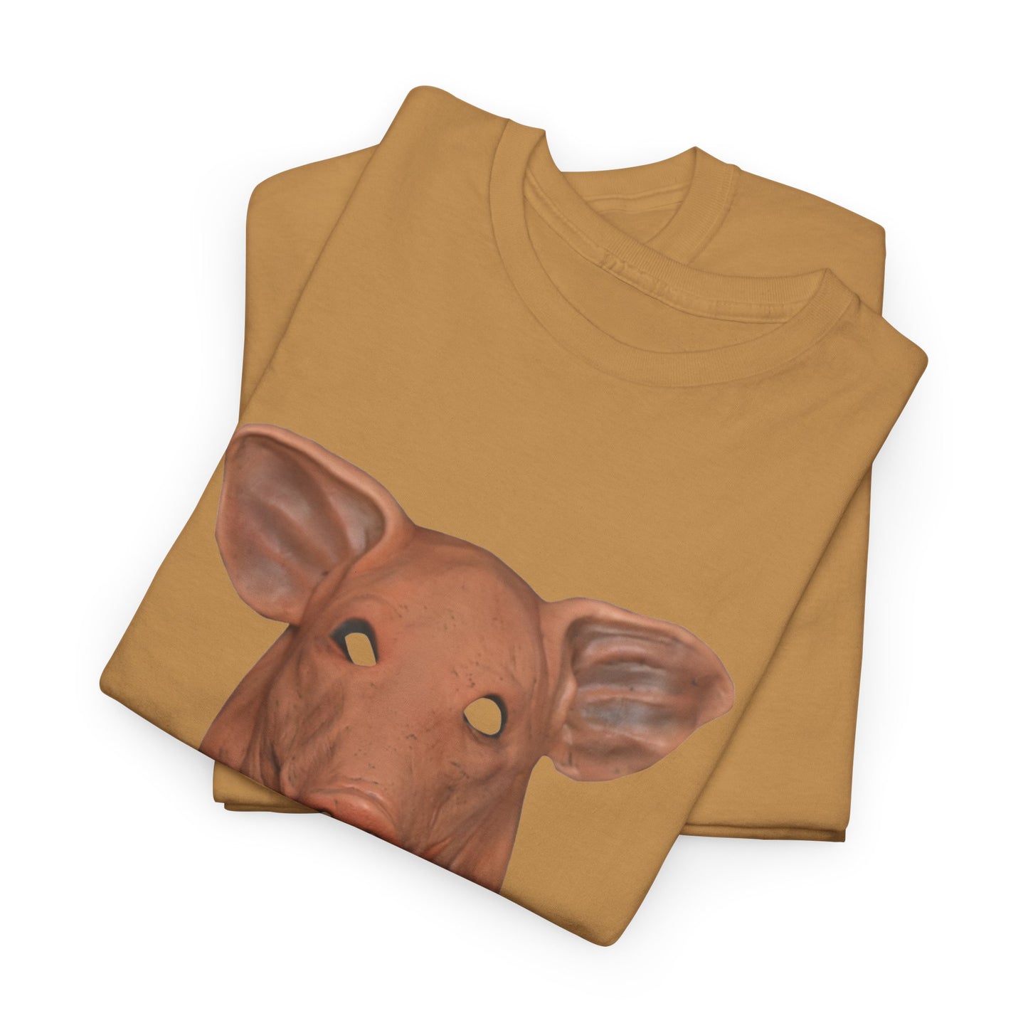 creepy pig mask tshirt