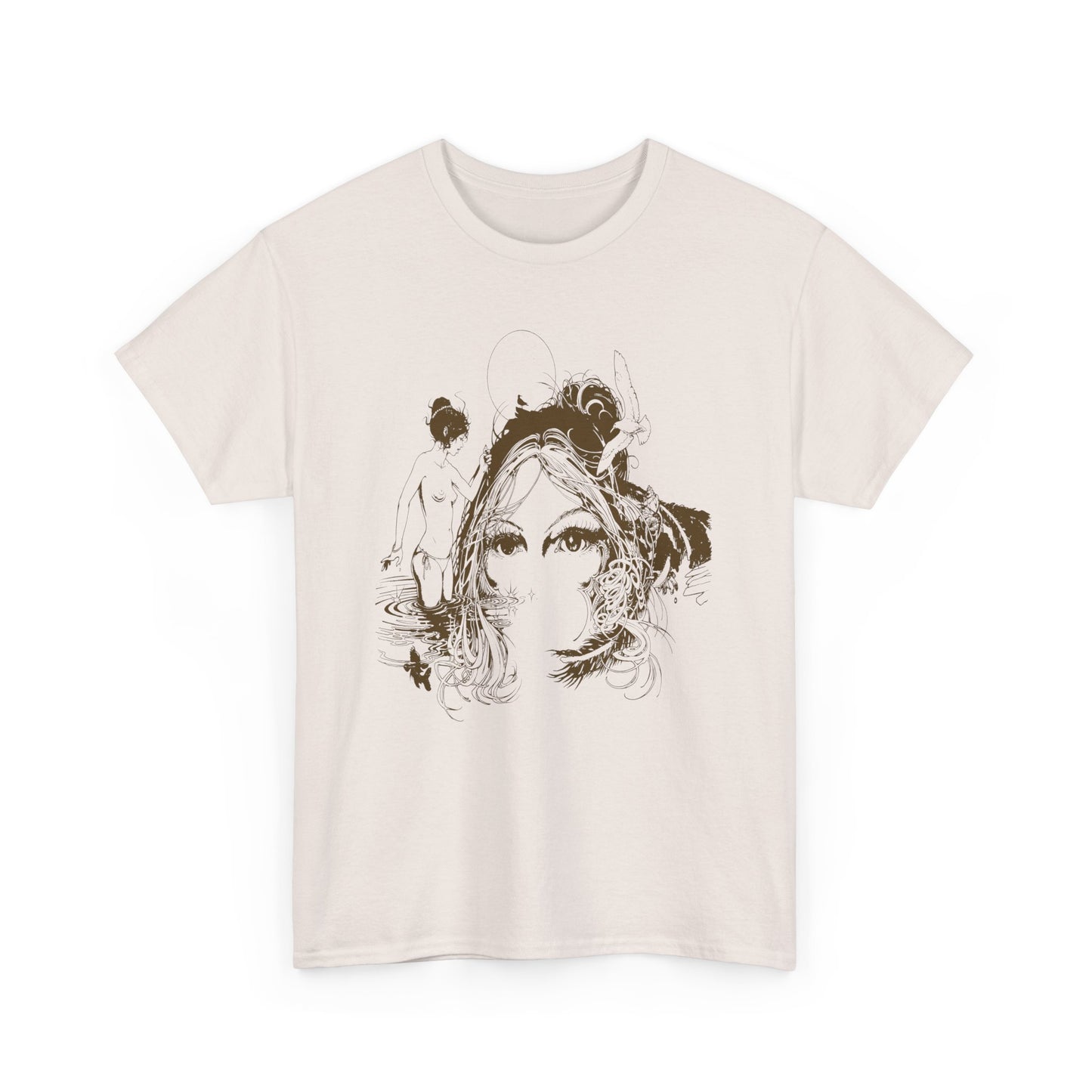 1970s whimsical illustration by bill ogden tshirt