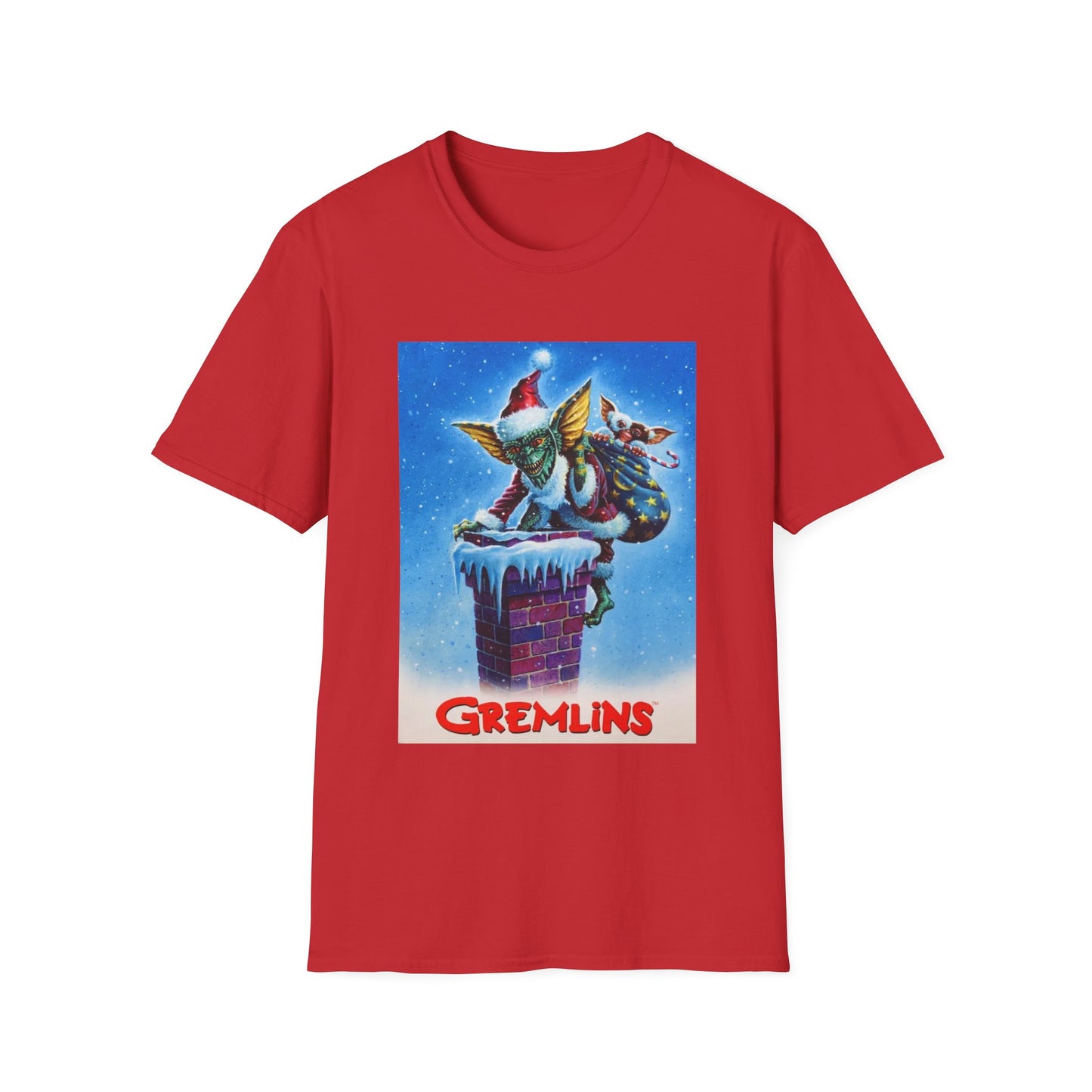 1984 gremlins christmas advertisement tshirt