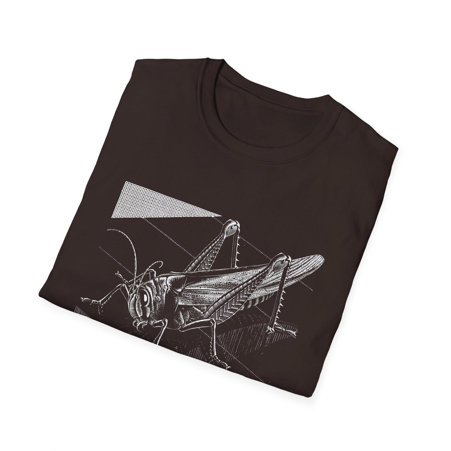 1935 m.c escher grasshopper wood engraving dark tshirt