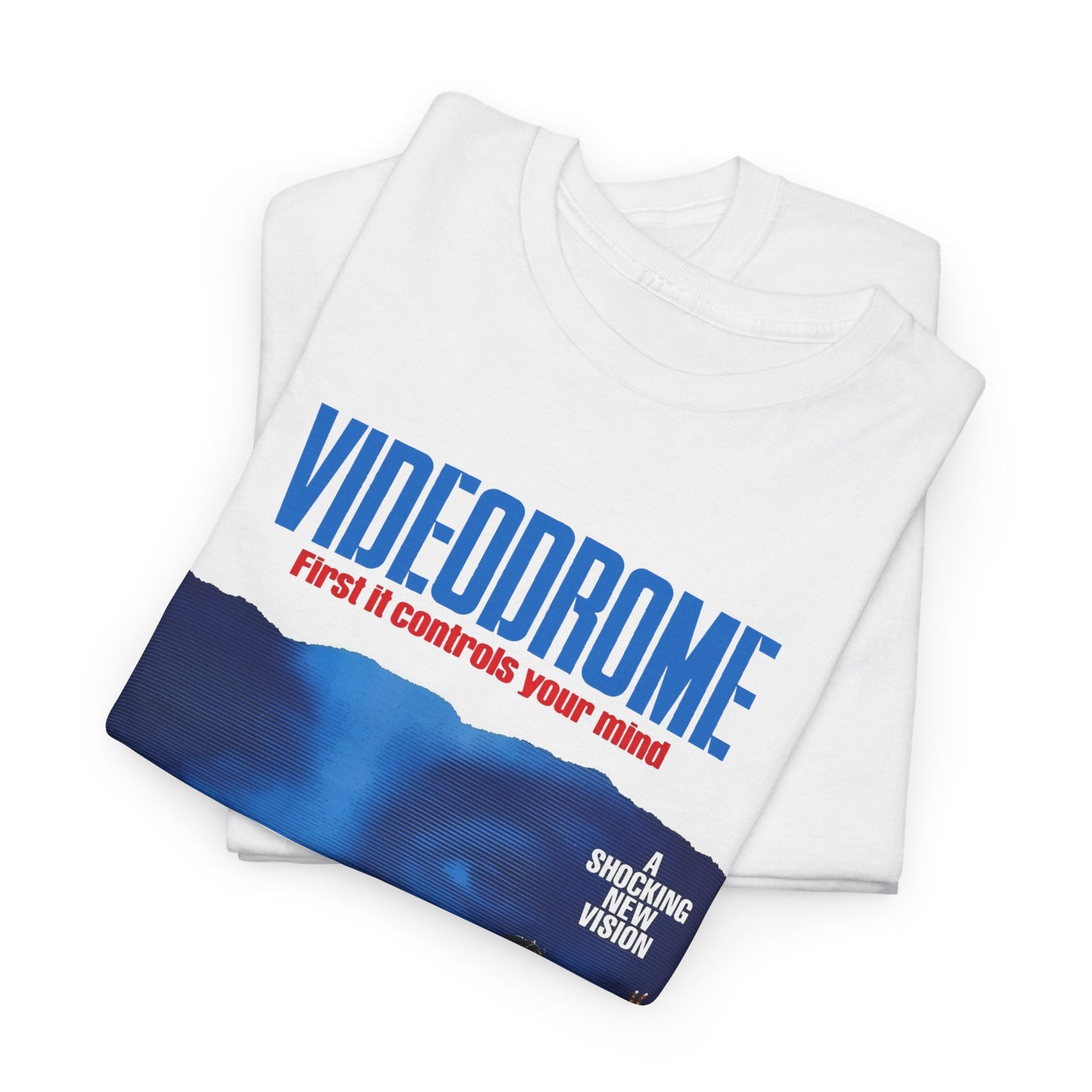 david cronenberg's videodrome 1983 alternate movie poster tshirt