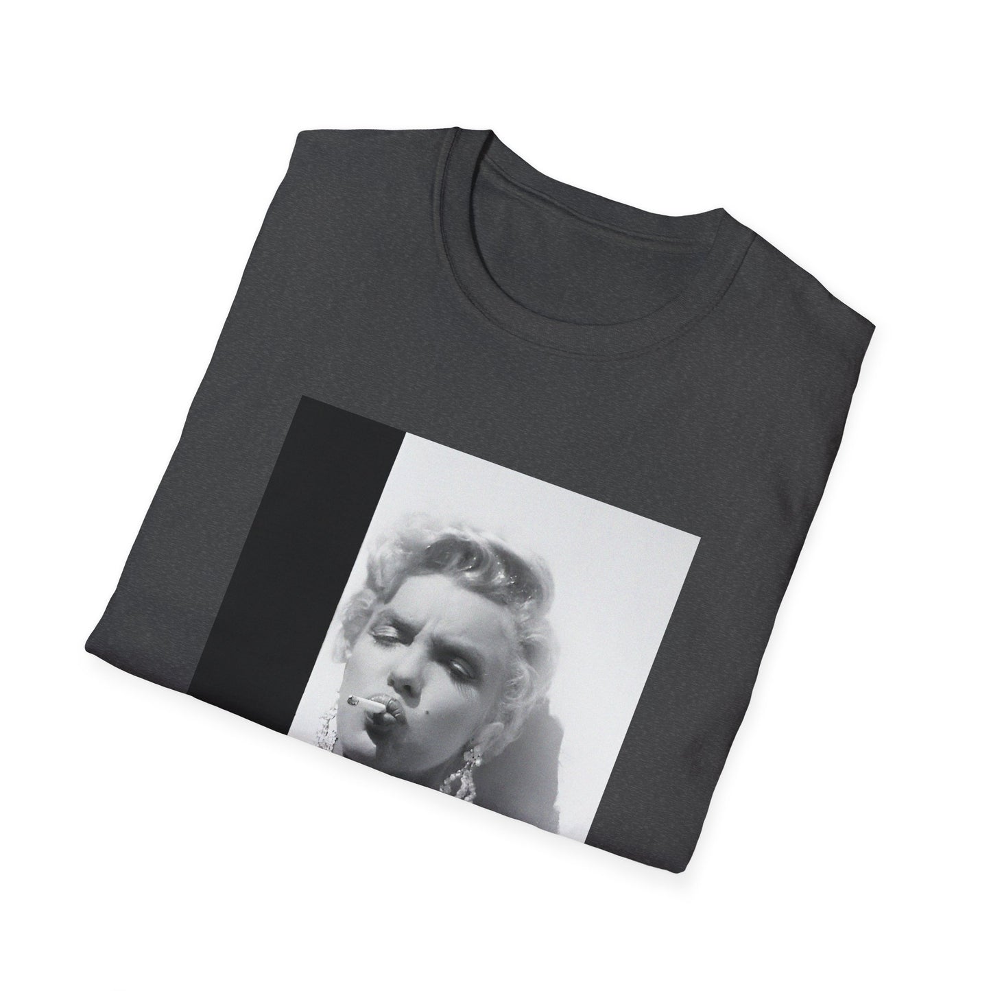 marilyn monroe smoking a cigarette tshirt