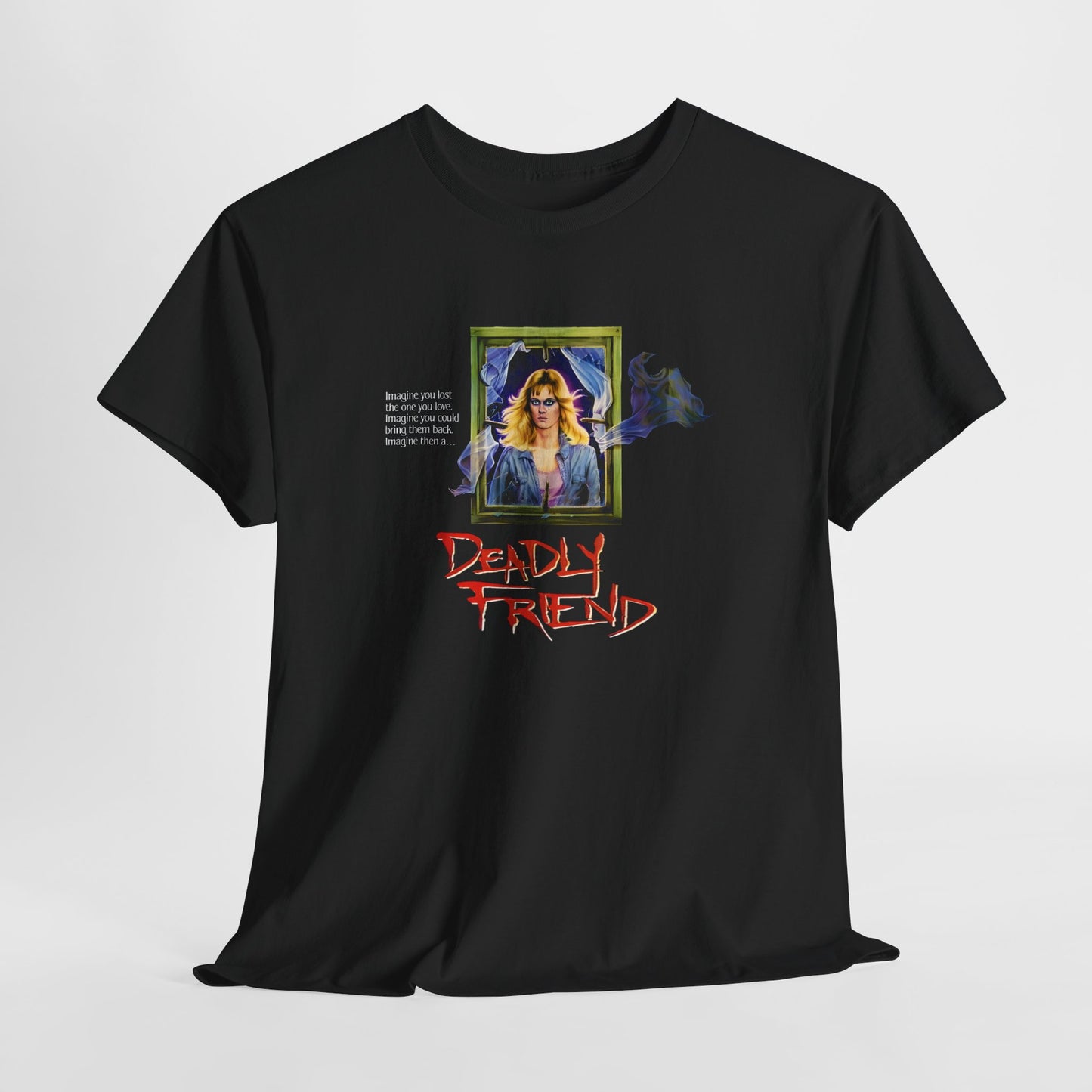 deadly friend 1986 horor science fiction movie poster tshirt