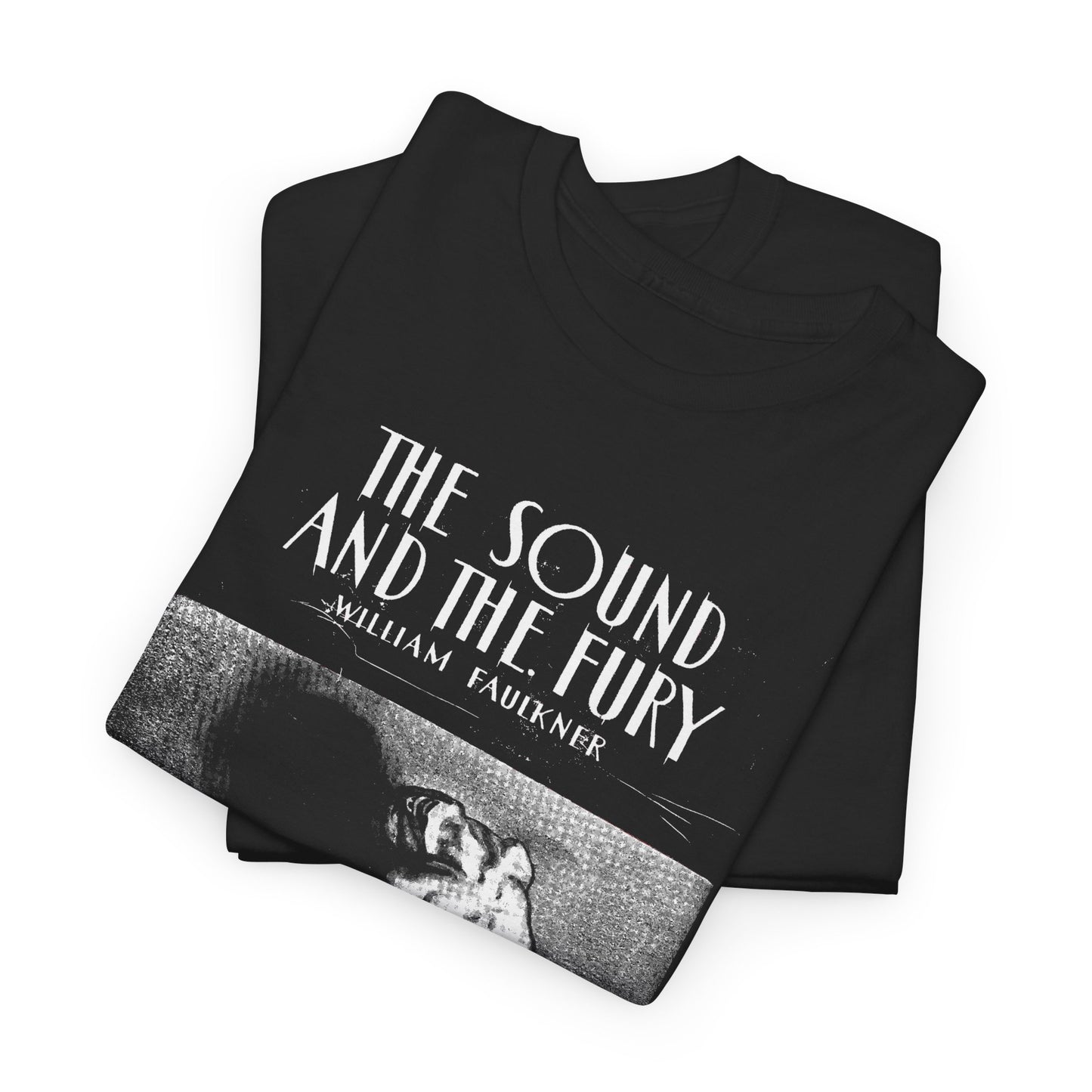 1929 the sound and the fury by william faulkner book cover edit tshirt