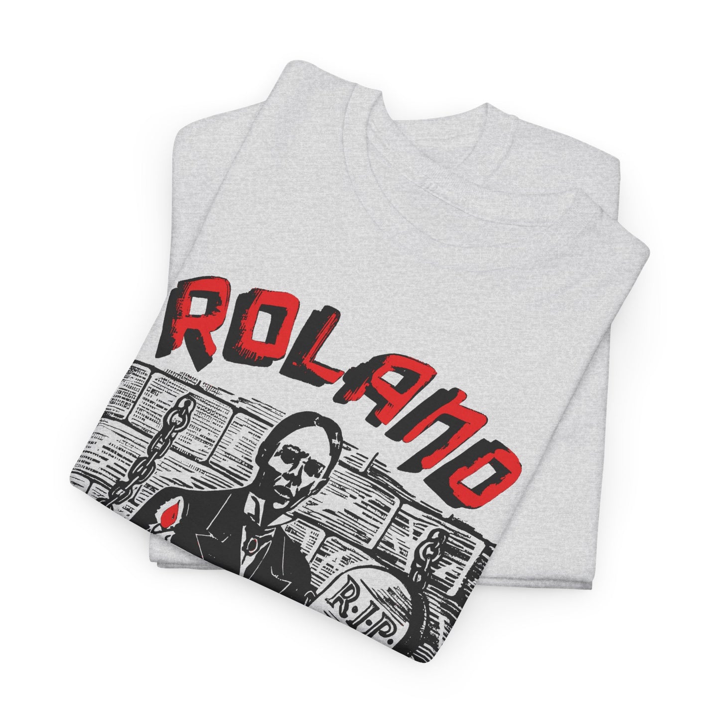 vintage 1960s roland zacherley tv horror show host reproduction tshirt