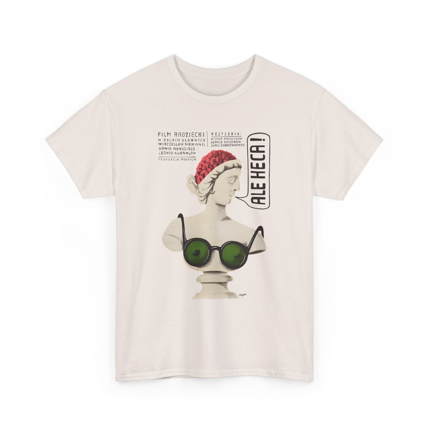 1975 soviet film au-u! polish movie poster by jerzy flisak reproduction tshirt