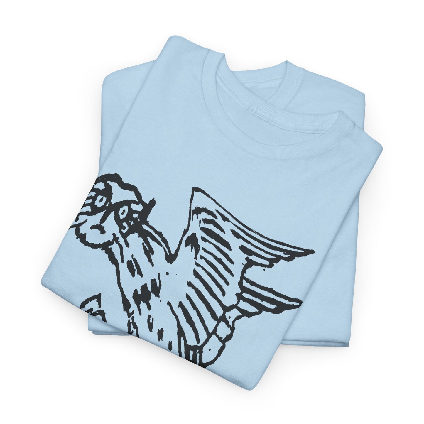 1899 illustration of owl holding knife by gerhard munthe custom edit tshirt