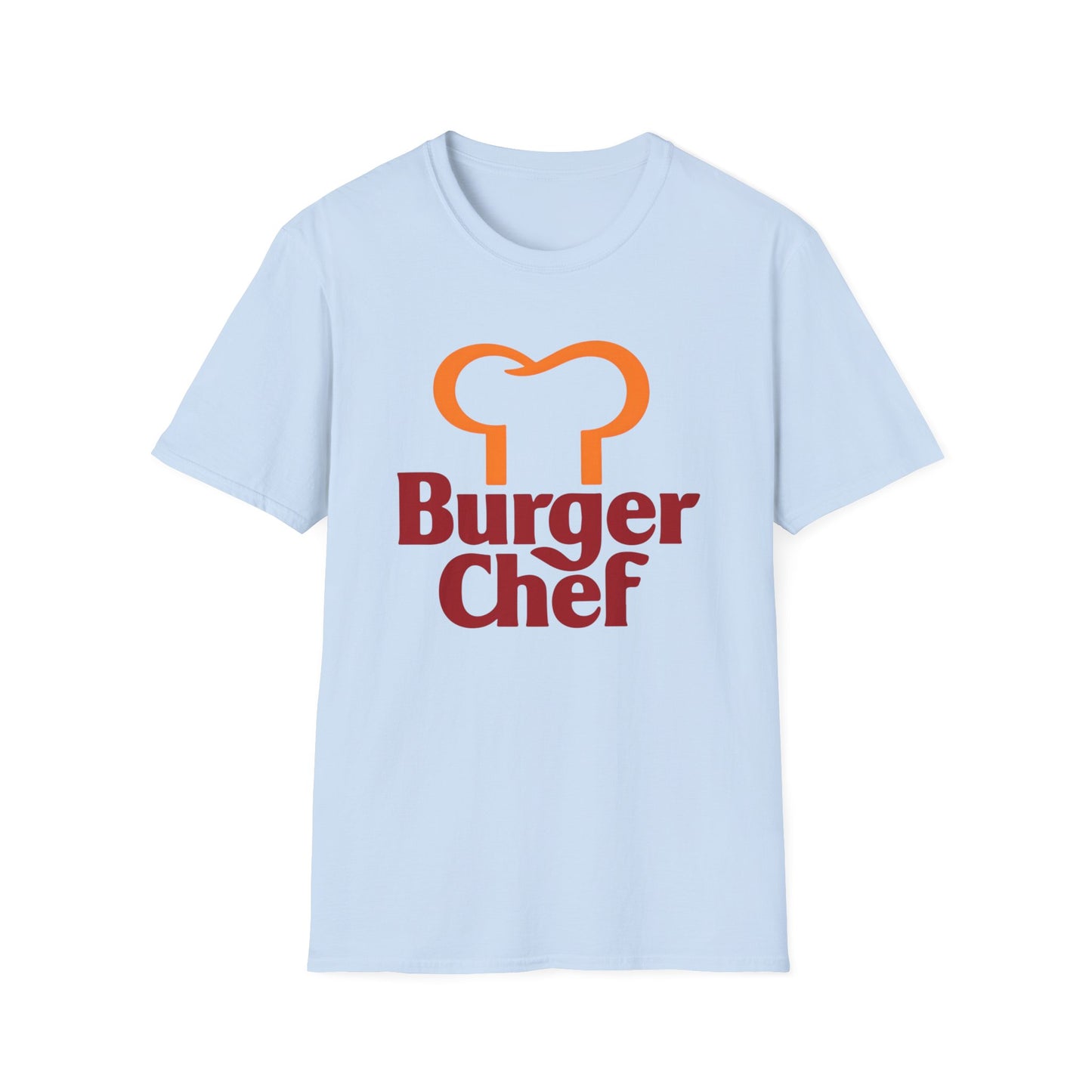 vintage defunct burger chef fast food logo tshirt