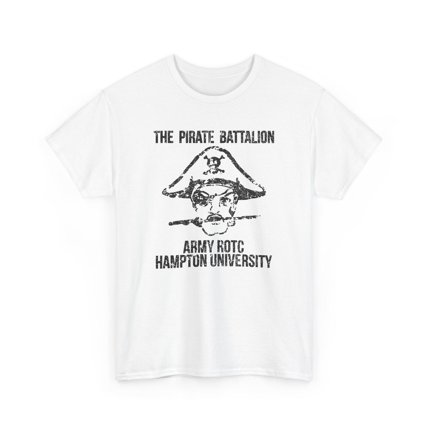 the pirate battalion army rotc hampton university as worn by elliot smith distressed graphic tshirt