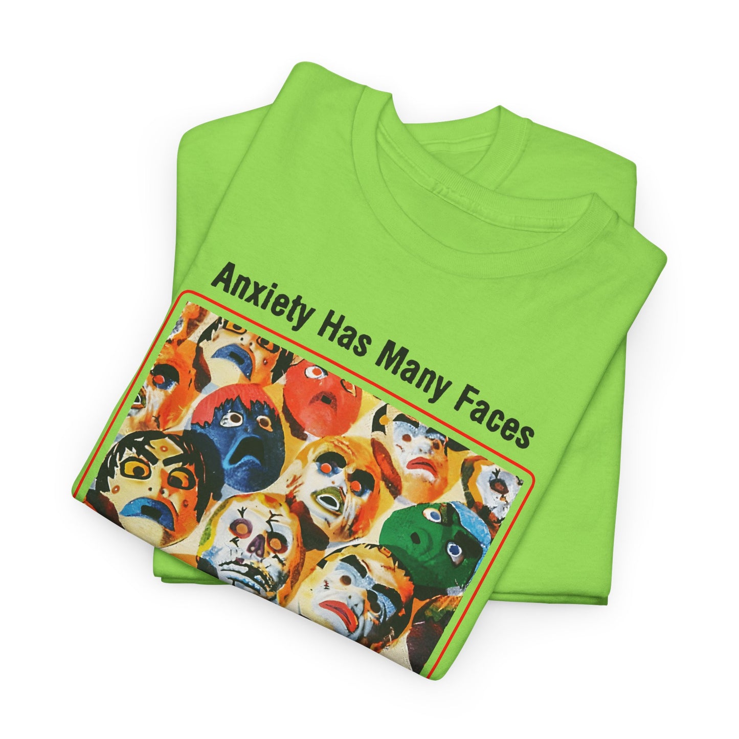 vintage xanax anxiety has many faces but there is only one tshirt