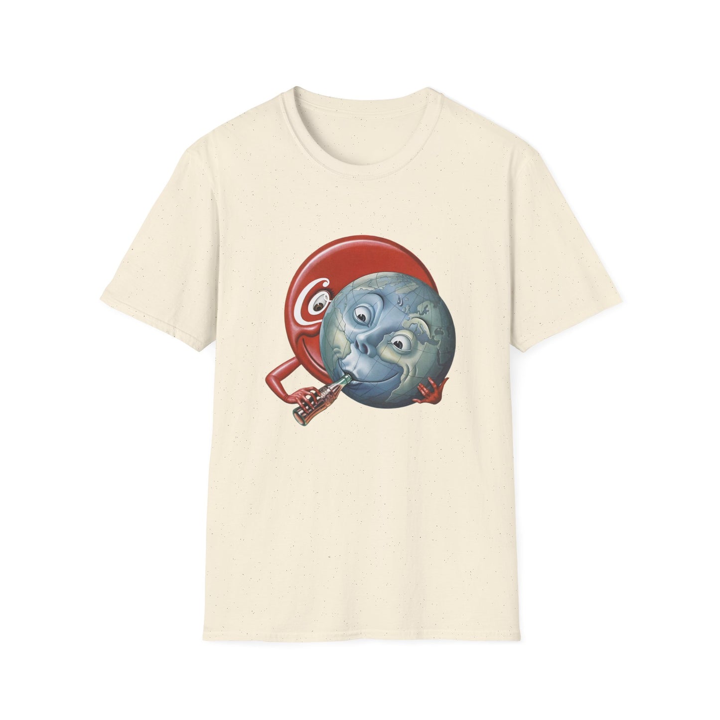 1950 world and friend coke suckling the earth by boris artzybasheff tshirt