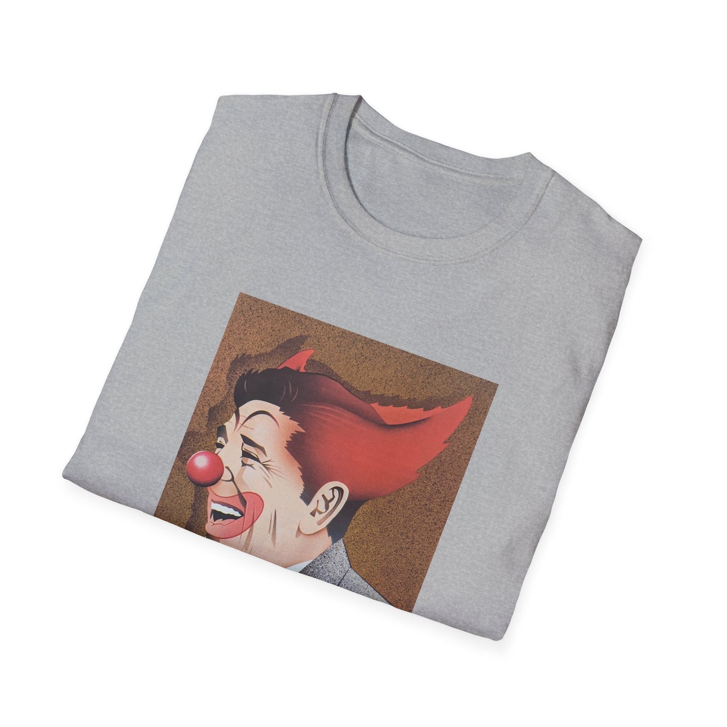 ronald reagan 40th us president clown tshirt