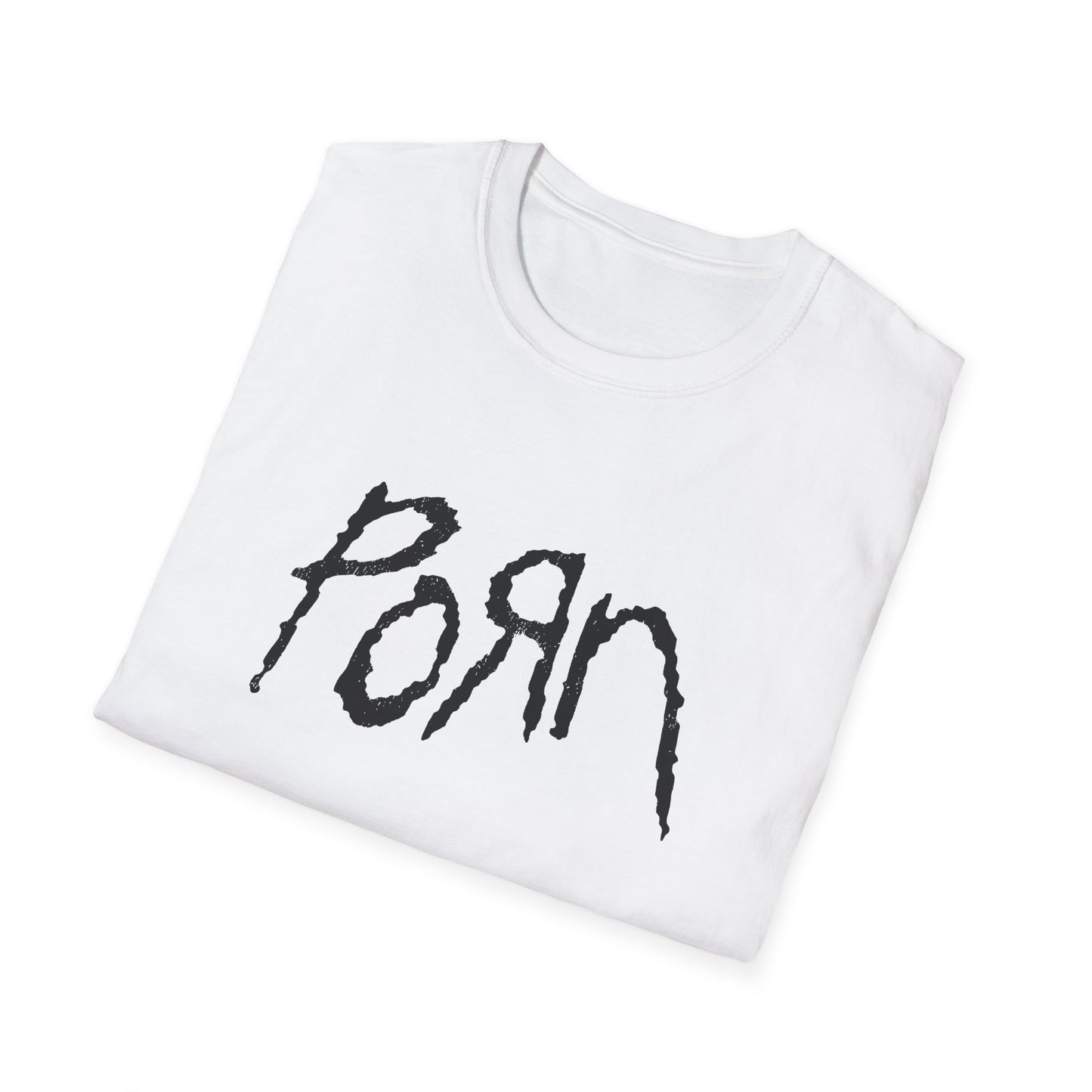 porn in the korn font tshirt 2