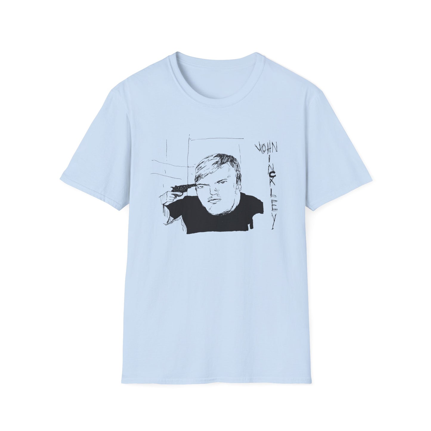 original drawing john hinckley jr. tshirt