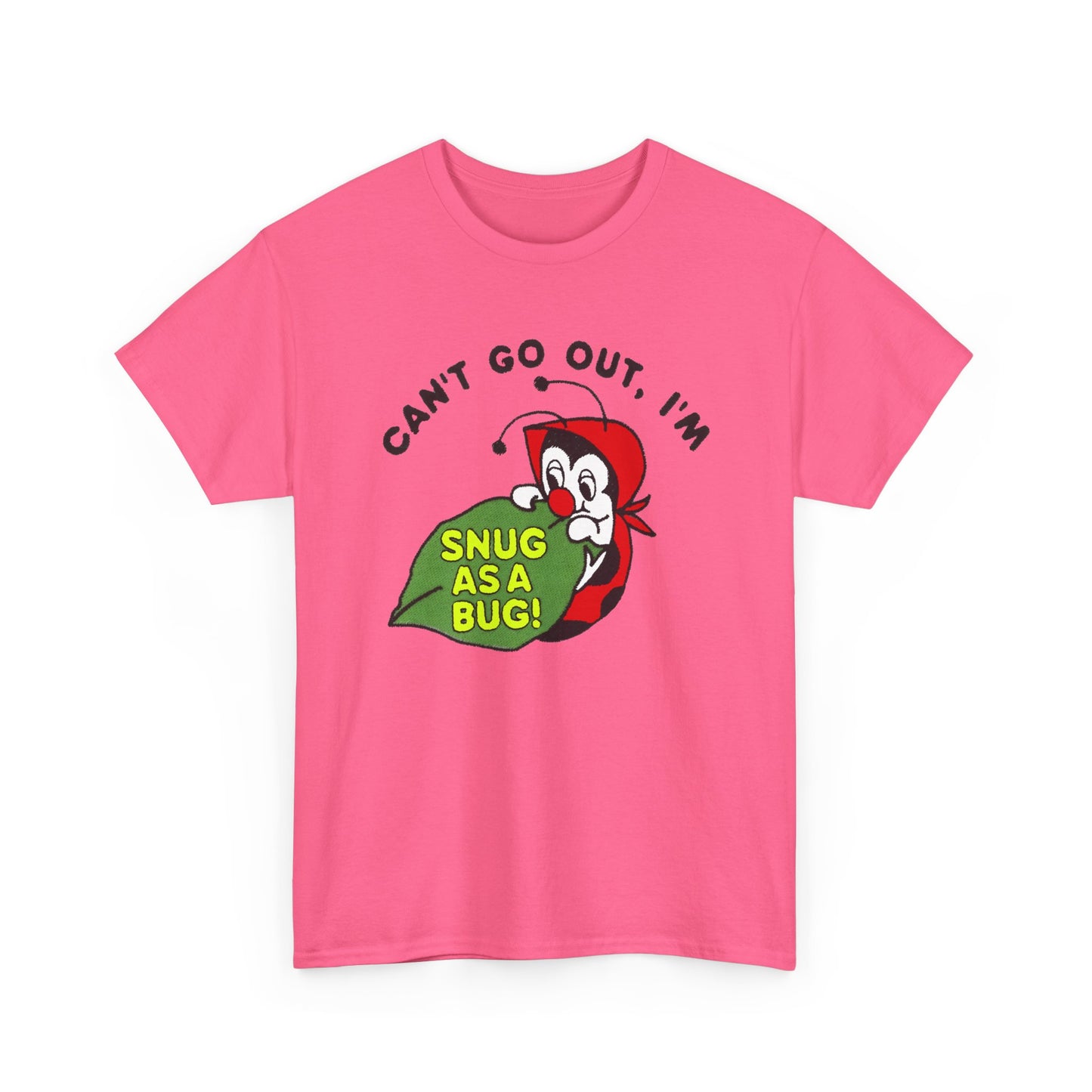 vintage can't go out i'm snug as a bug tshirt
