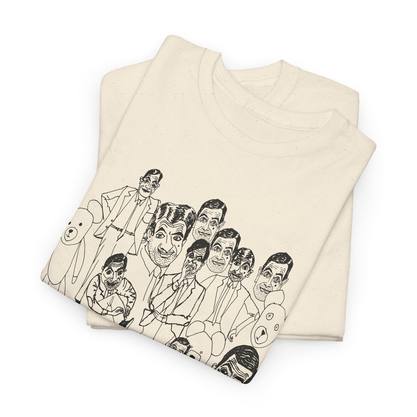 scary mr bean original drawing tshirt