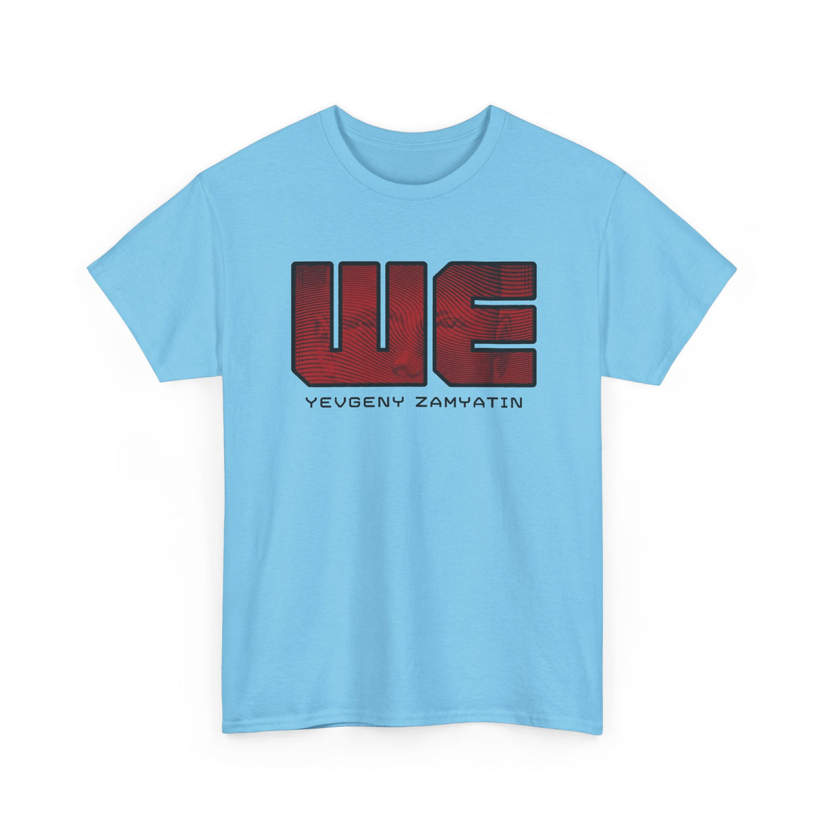dystopian novel we by yevgeny zamyatin alternate book cover tshirt