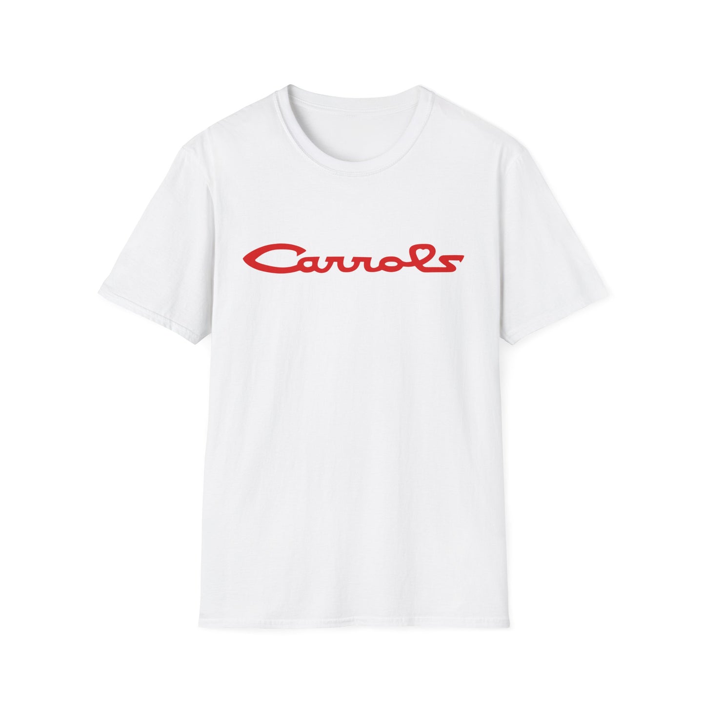 vintage defunct carrols fast food logo tshirt