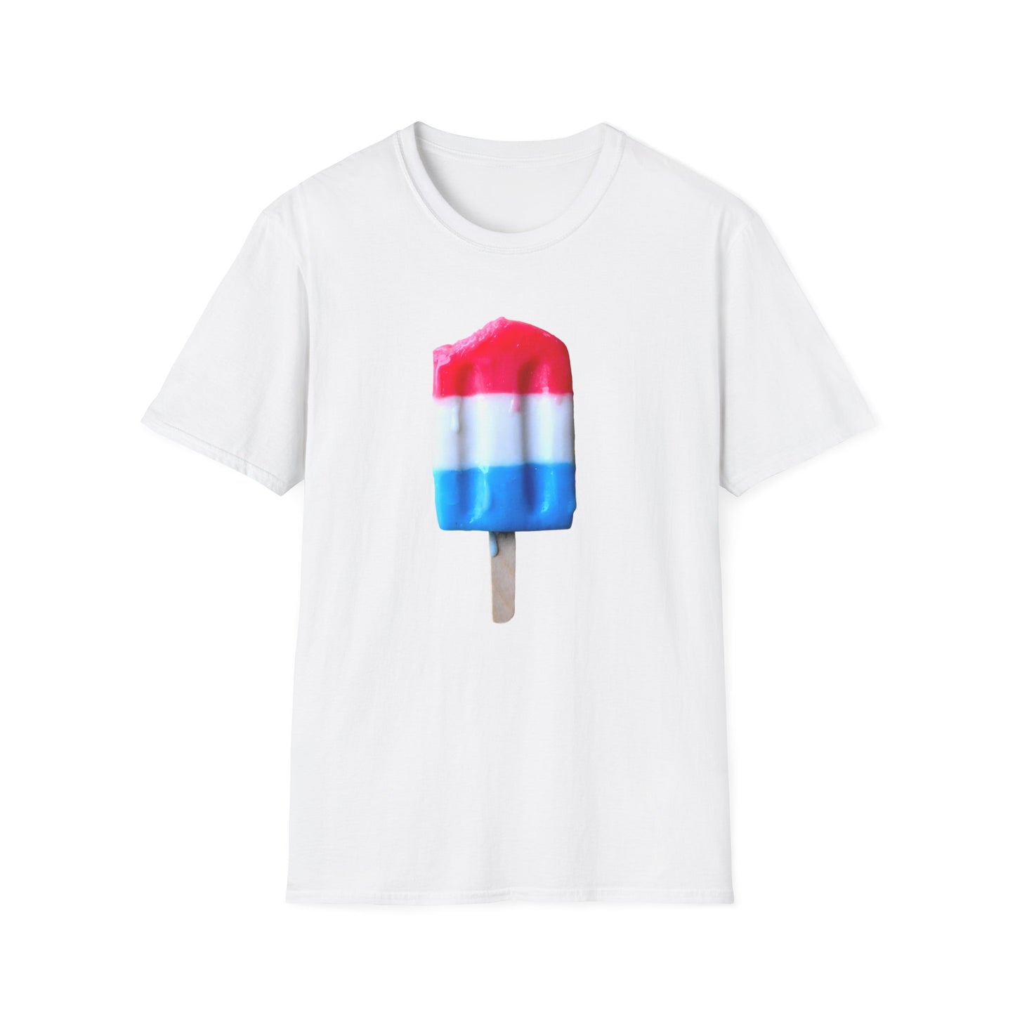 classic red white blue popsicle tshirt