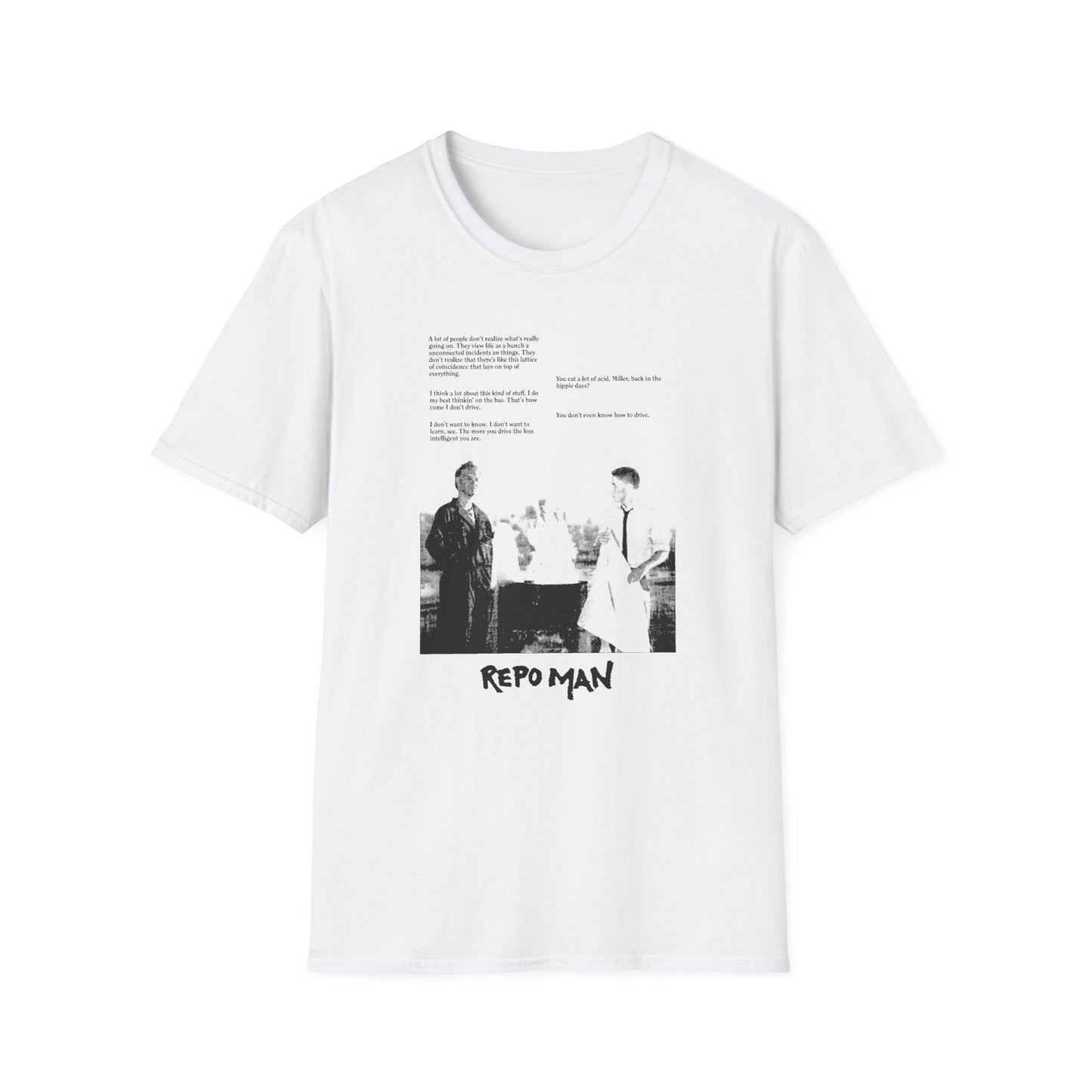 repo man otto and miller movie clip tshirt