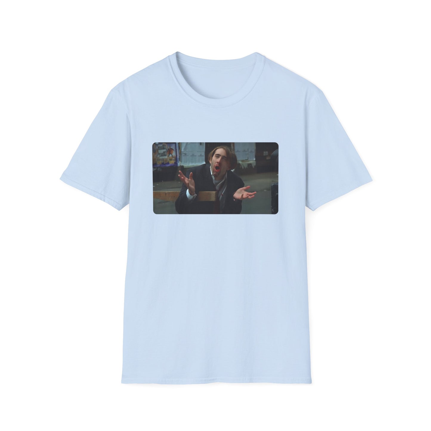 1989 nic cage vampire's kiss movie tshirt