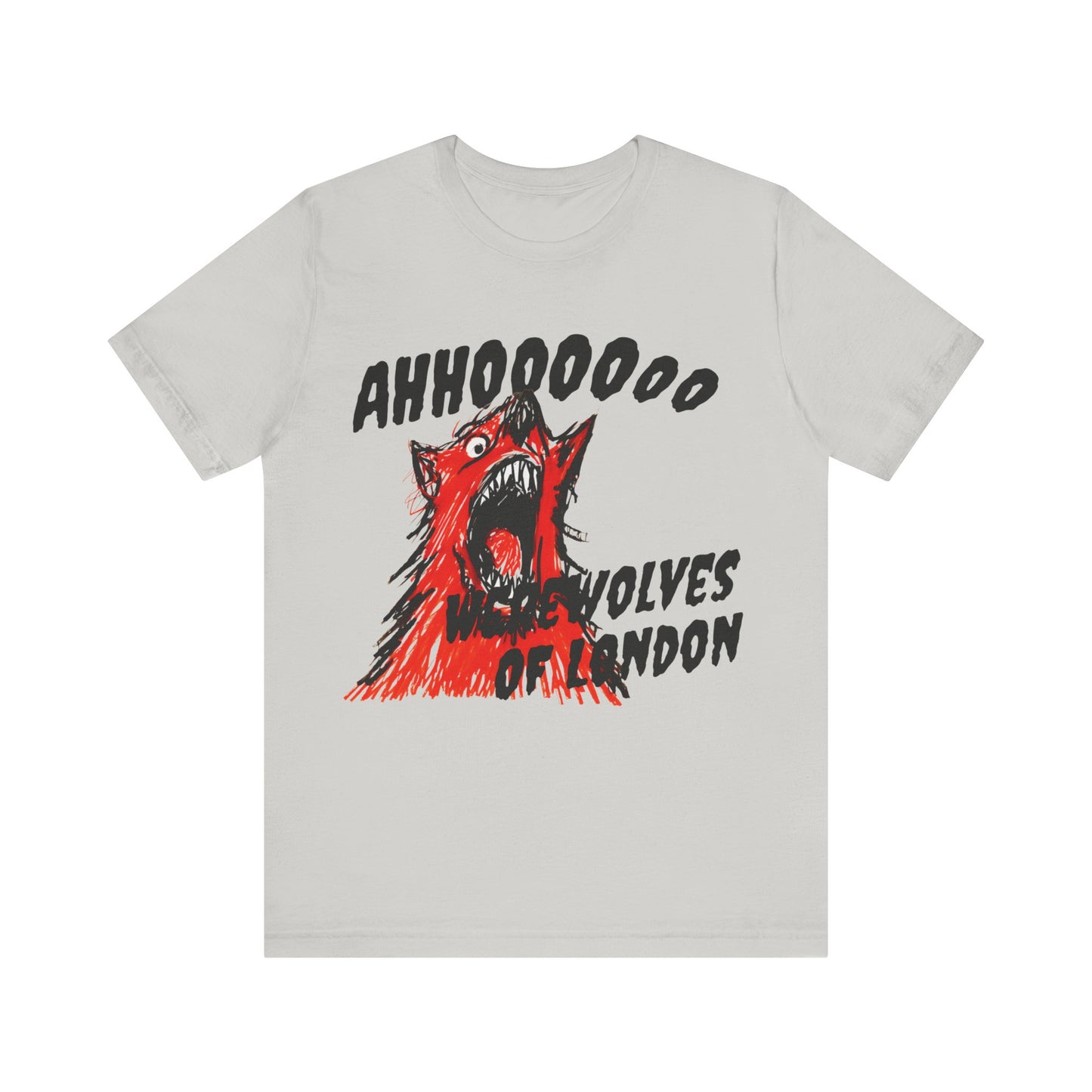 ahoooooo werewolves of london werewolf tshirt