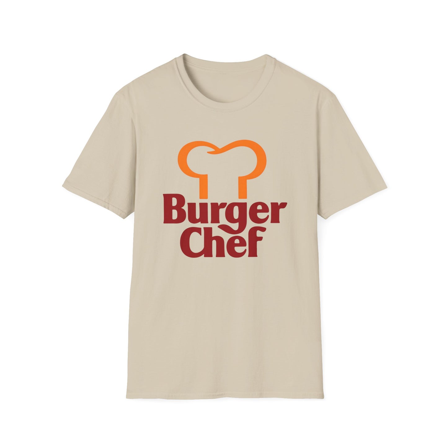 vintage defunct burger chef fast food logo tshirt