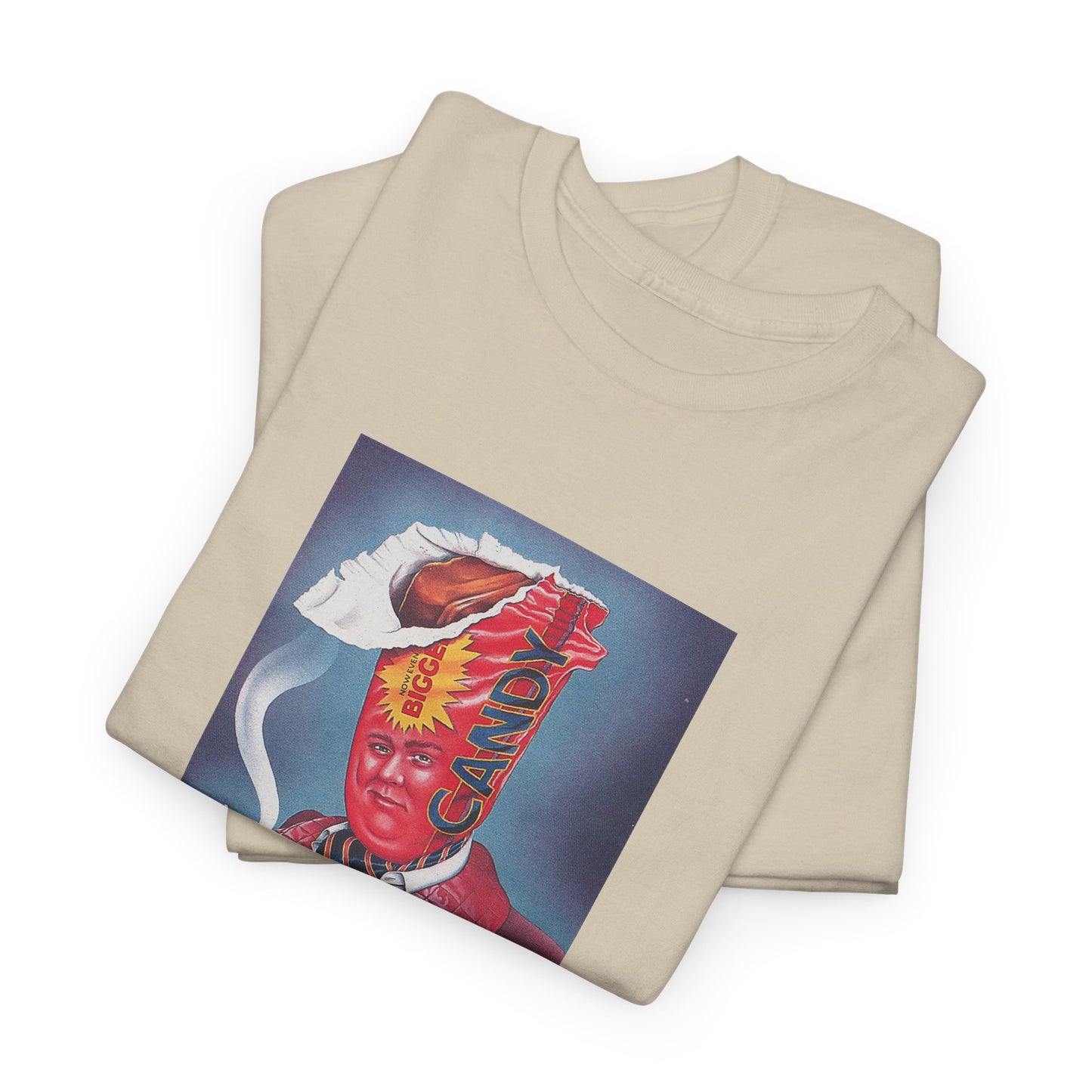 john candy chocolate bar head illustration tshirt