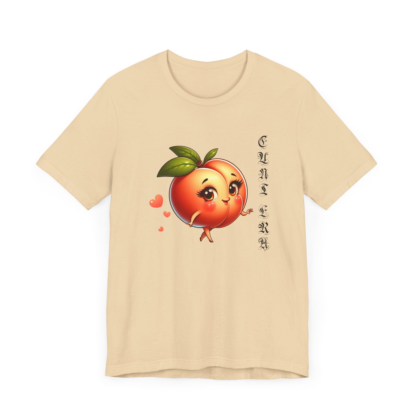 cunt era cute peach tshirt