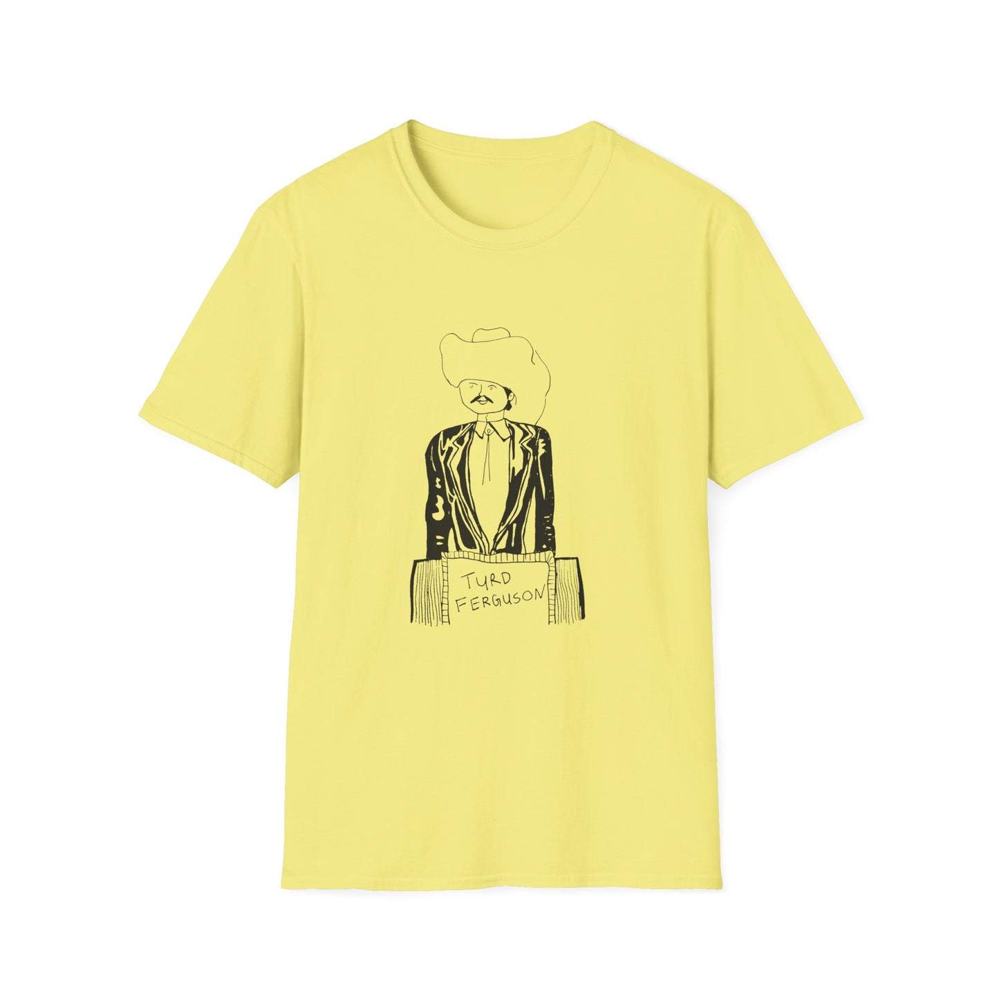 original drawing norm macdonald as turd ferguson on snl fan art tshirt