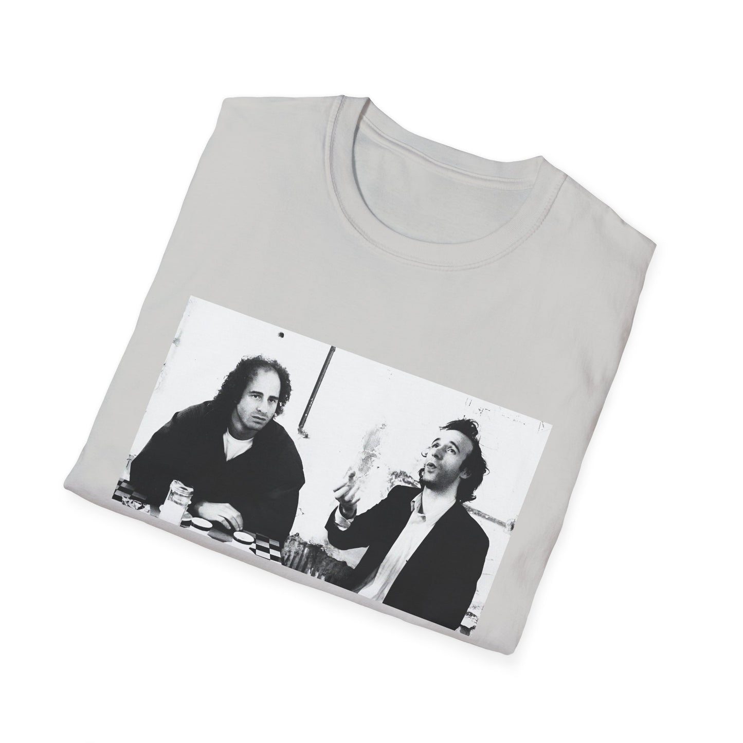 steven wright and roberto benigni from coffee and cigarettes tshirt